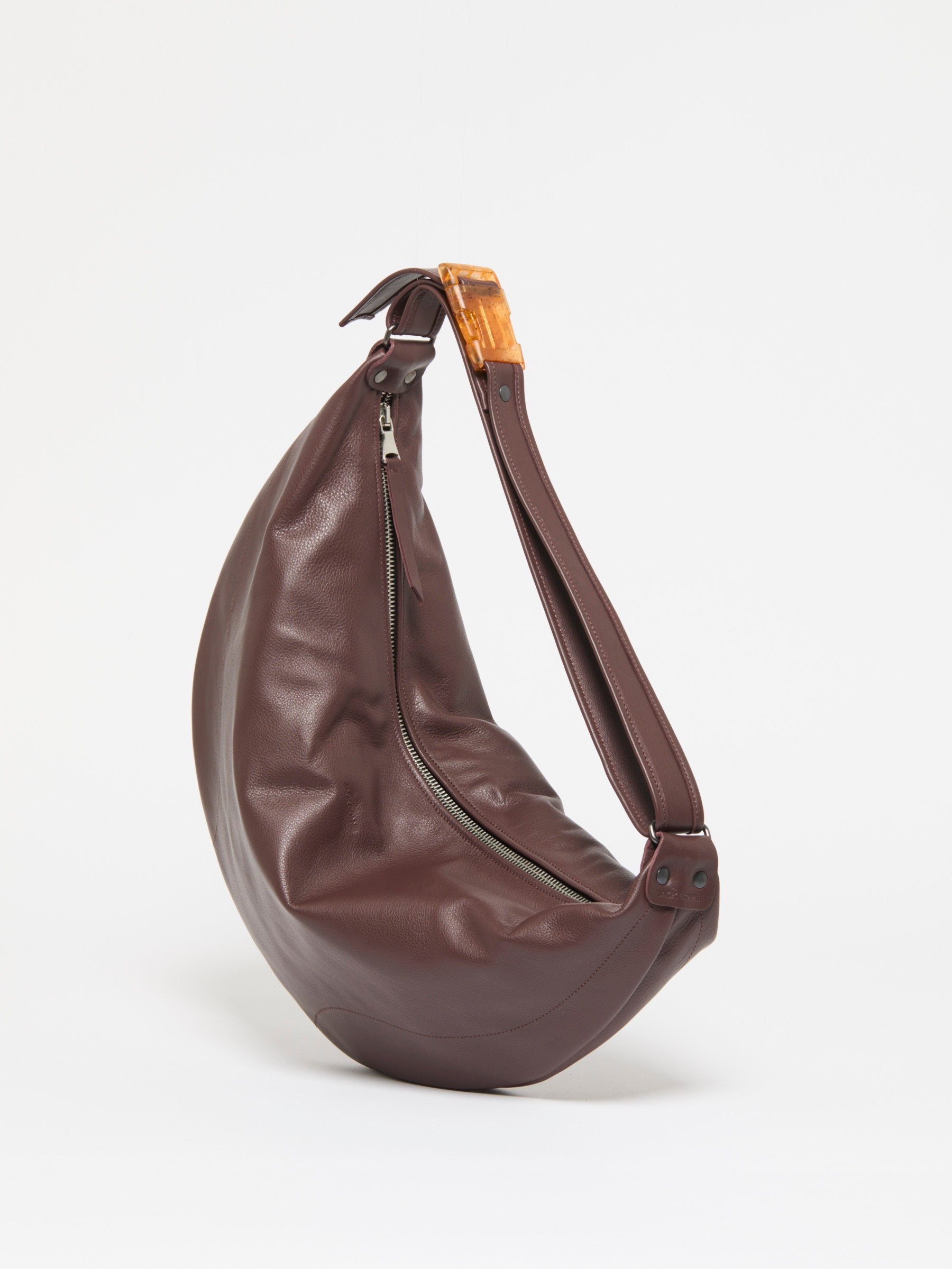 SAC DEMI-LUNE LUNA CUIR