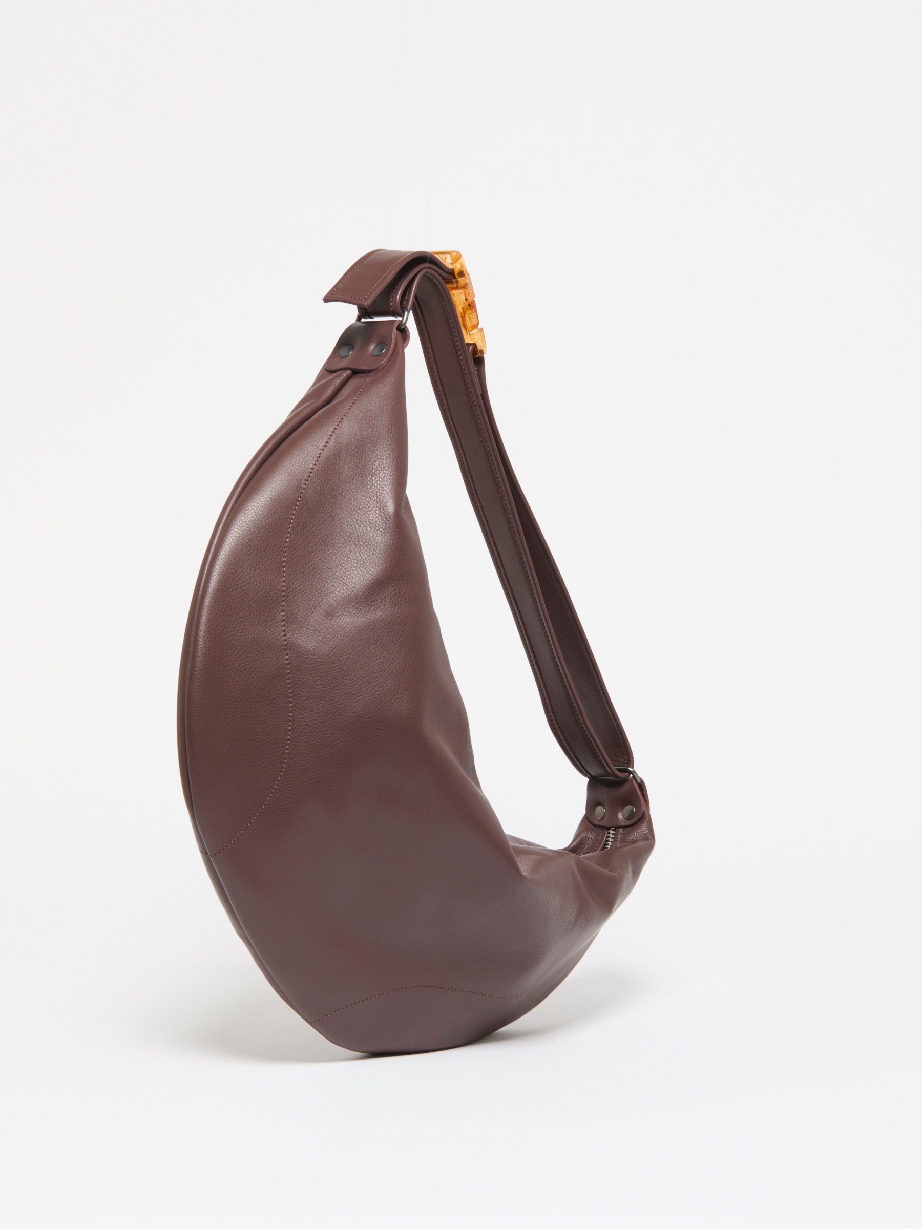 SAC DEMI-LUNE LUNA CUIR