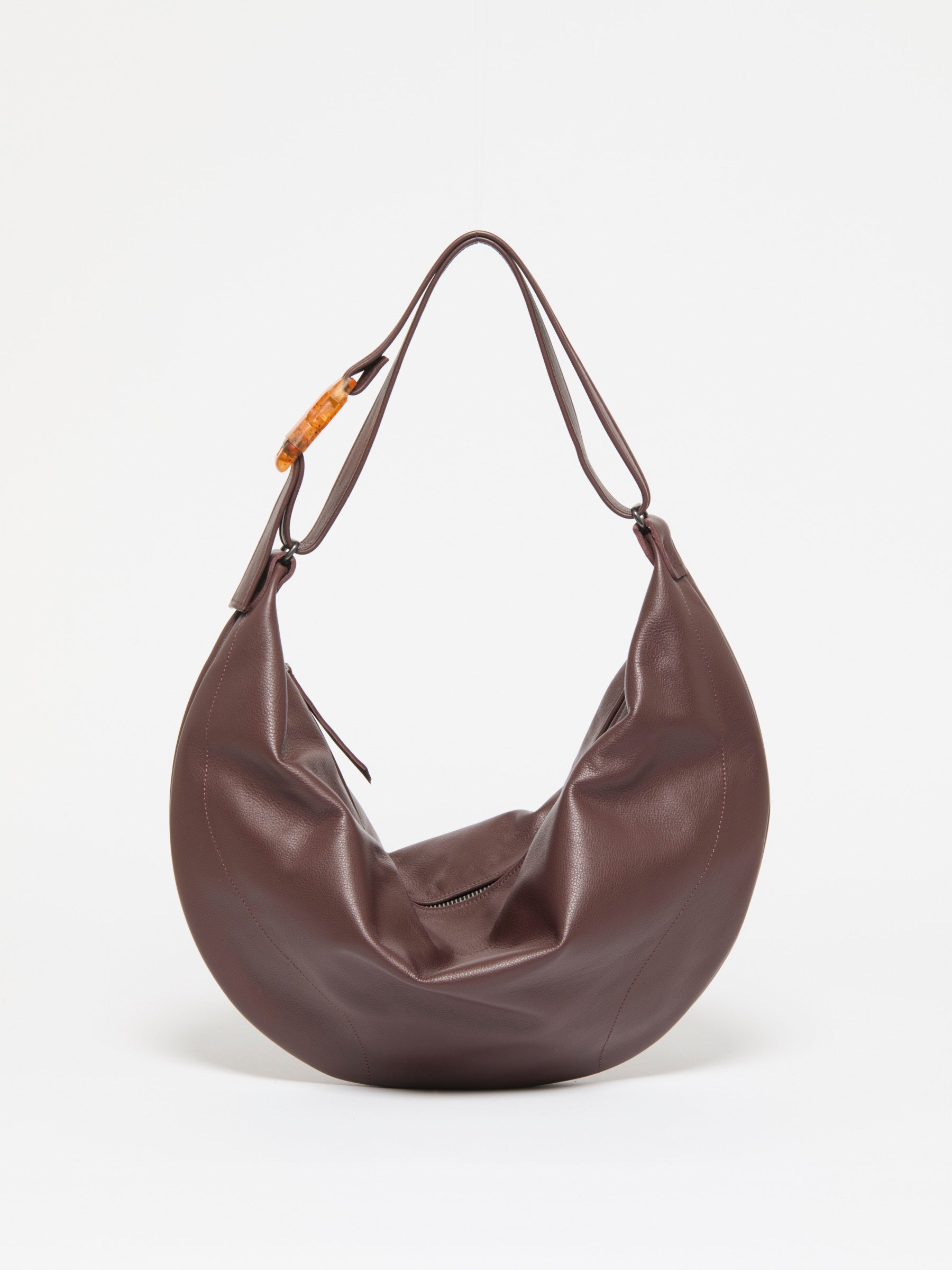SAC DEMI-LUNE LUNA CUIR