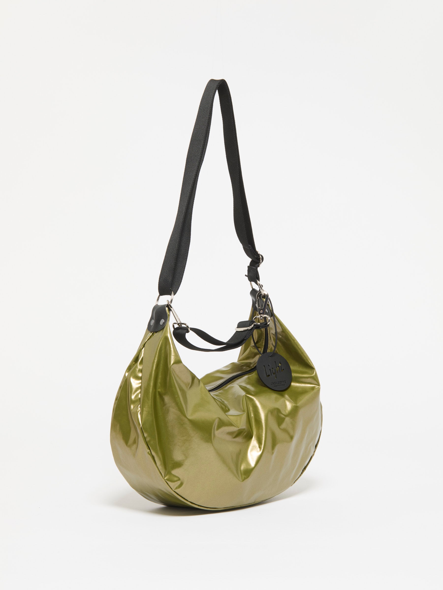 CHARLIE LIGHT HALF-MOON BAG