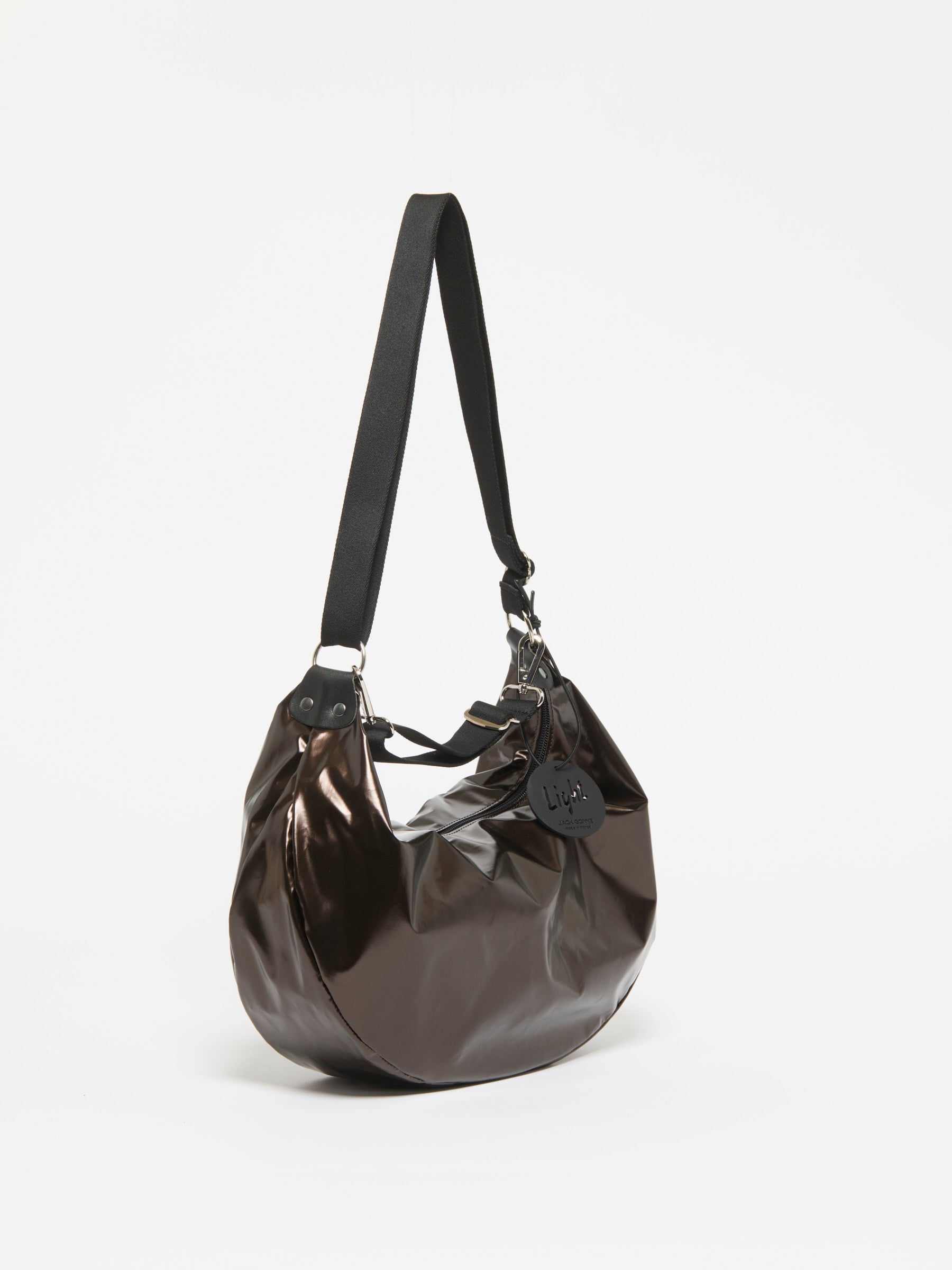 CHARLIE LIGHT HALF-MOON BAG