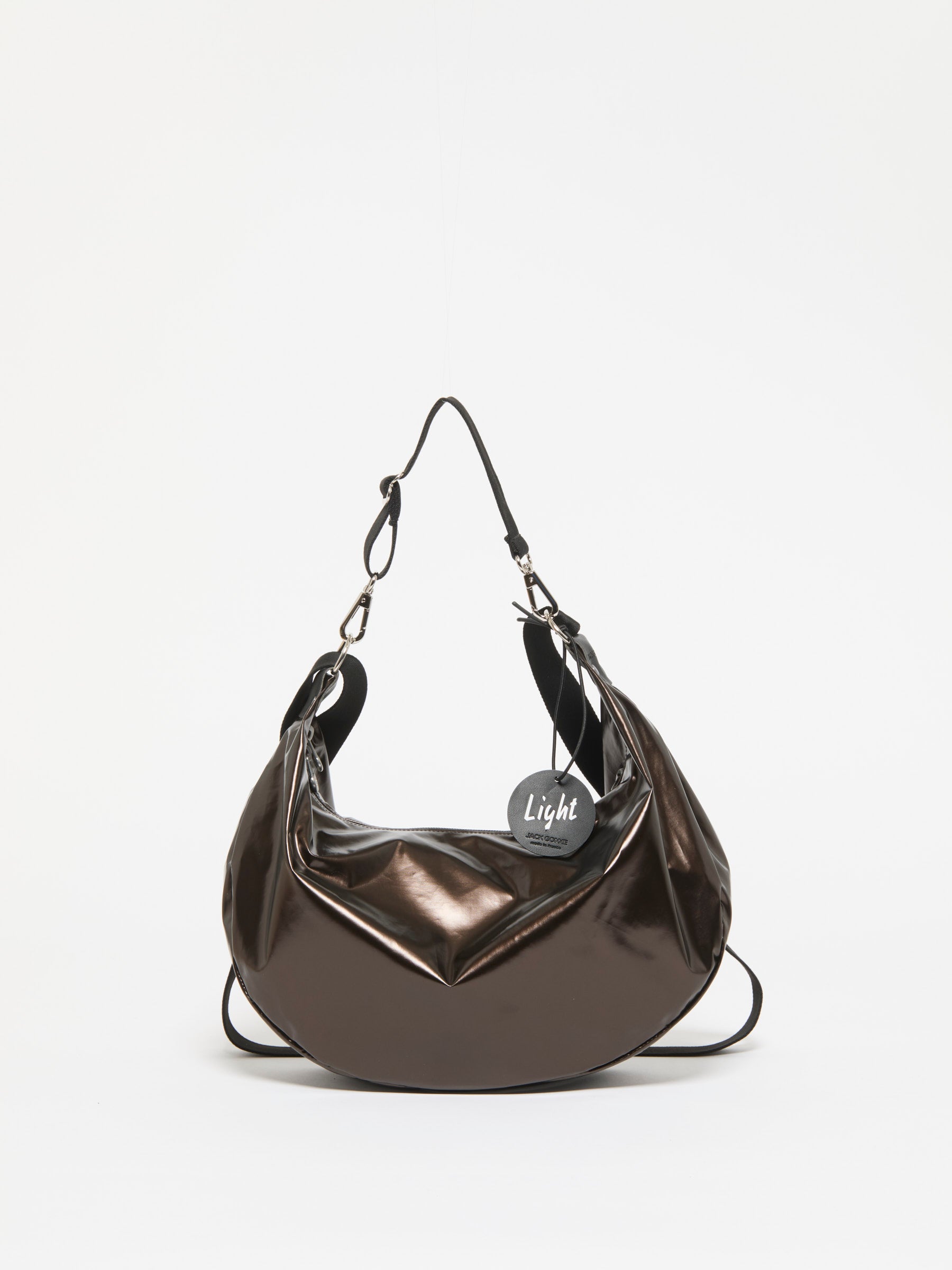 CHARLIE LIGHT HALF-MOON BAG