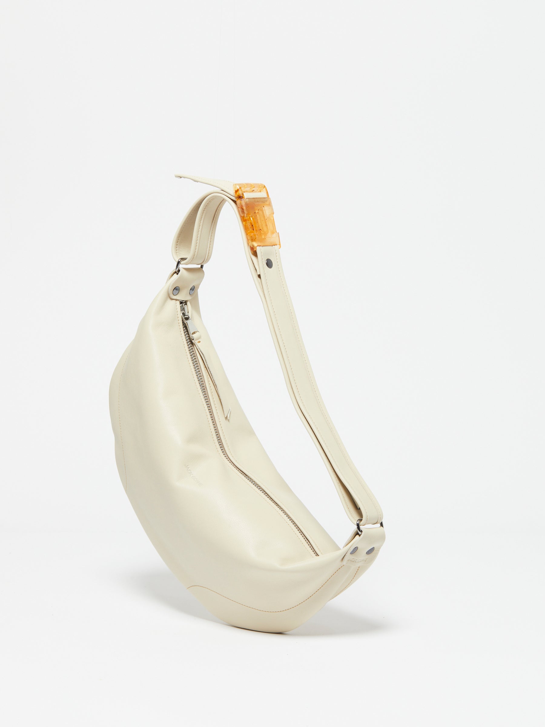 ELLE LEATHER HALF-MOON BAG