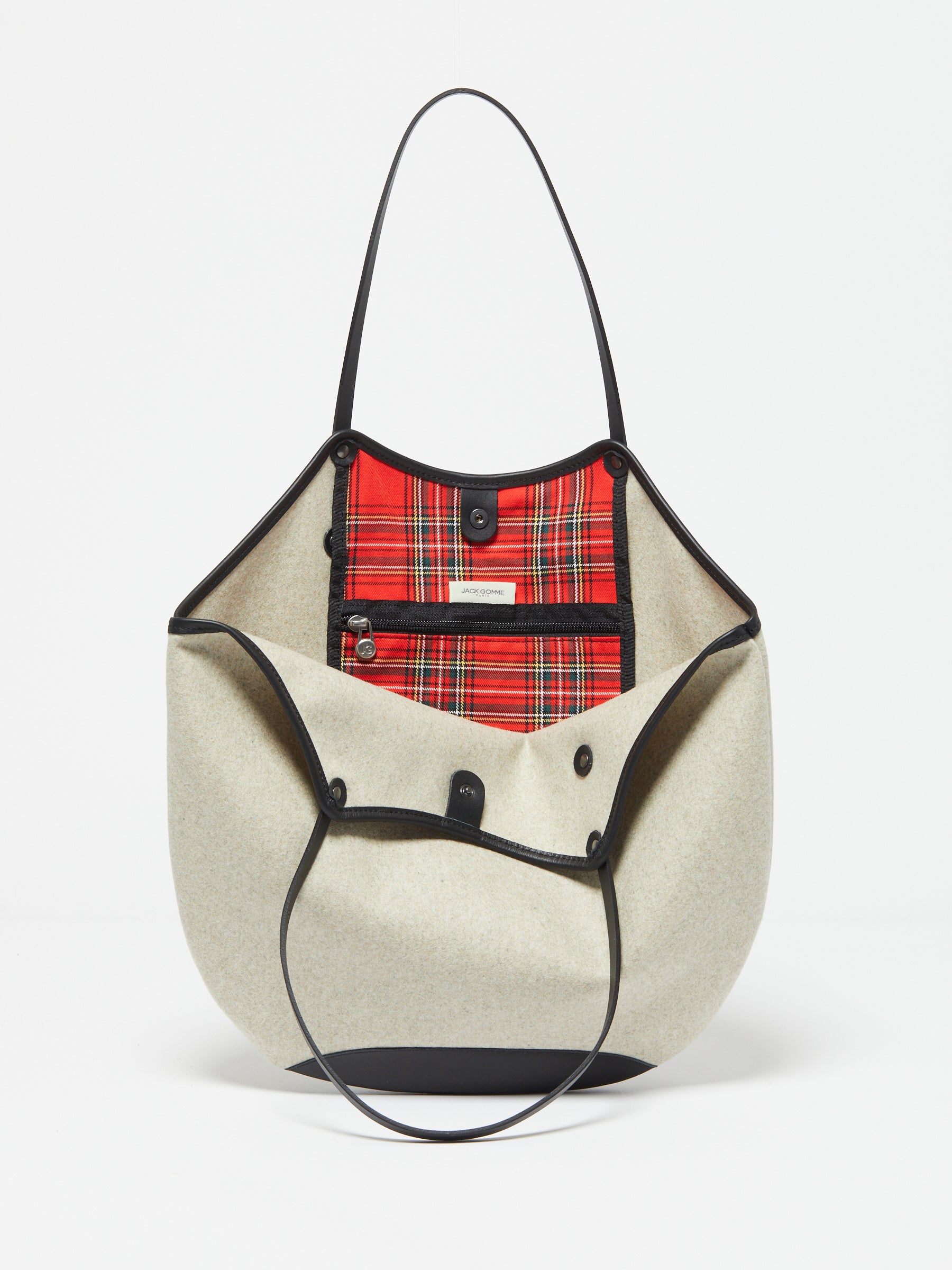 FLORES WOOL SHOPPING BAG