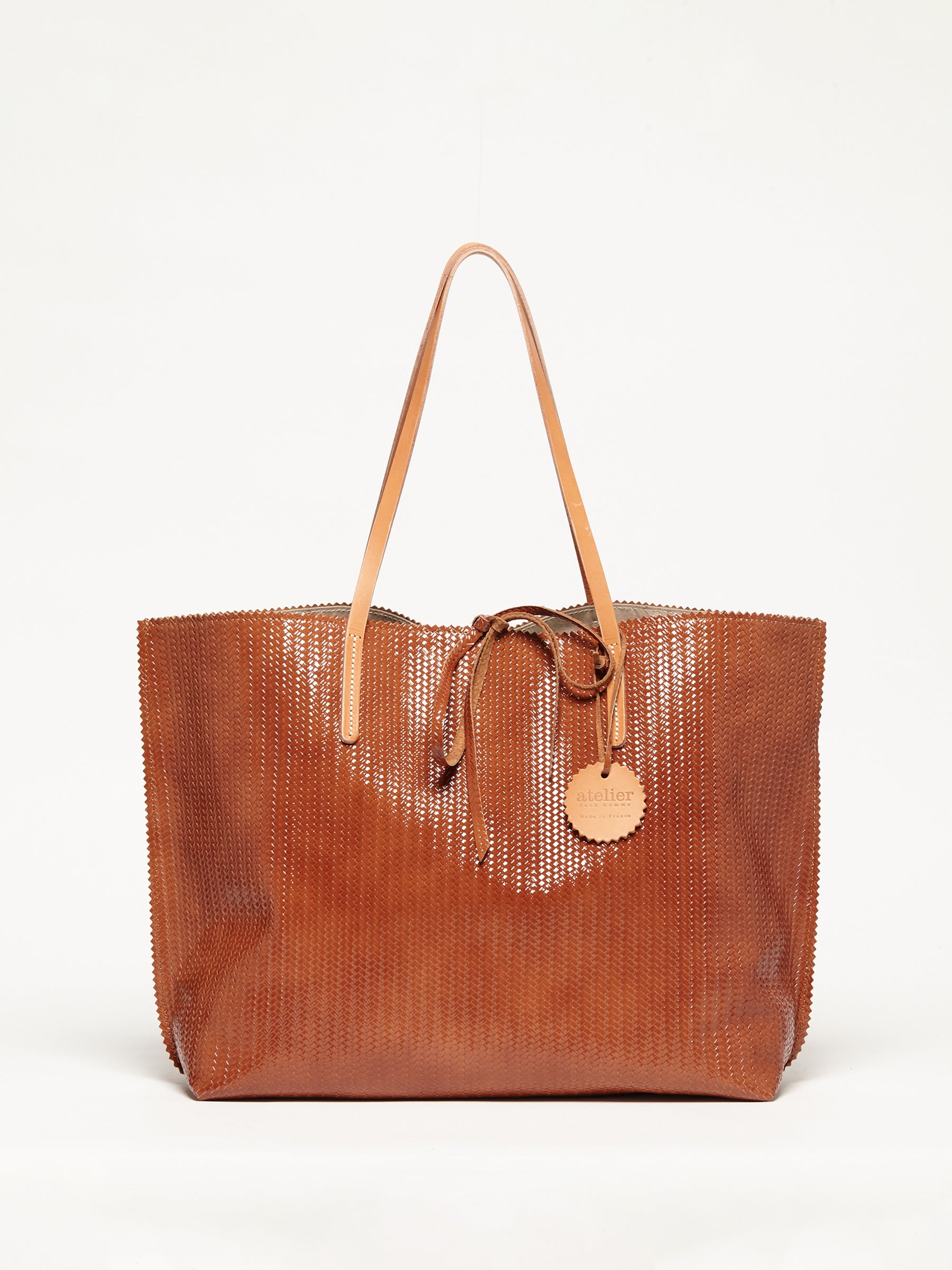 LIBRE CUIR TRESSÉ TOTE BAG