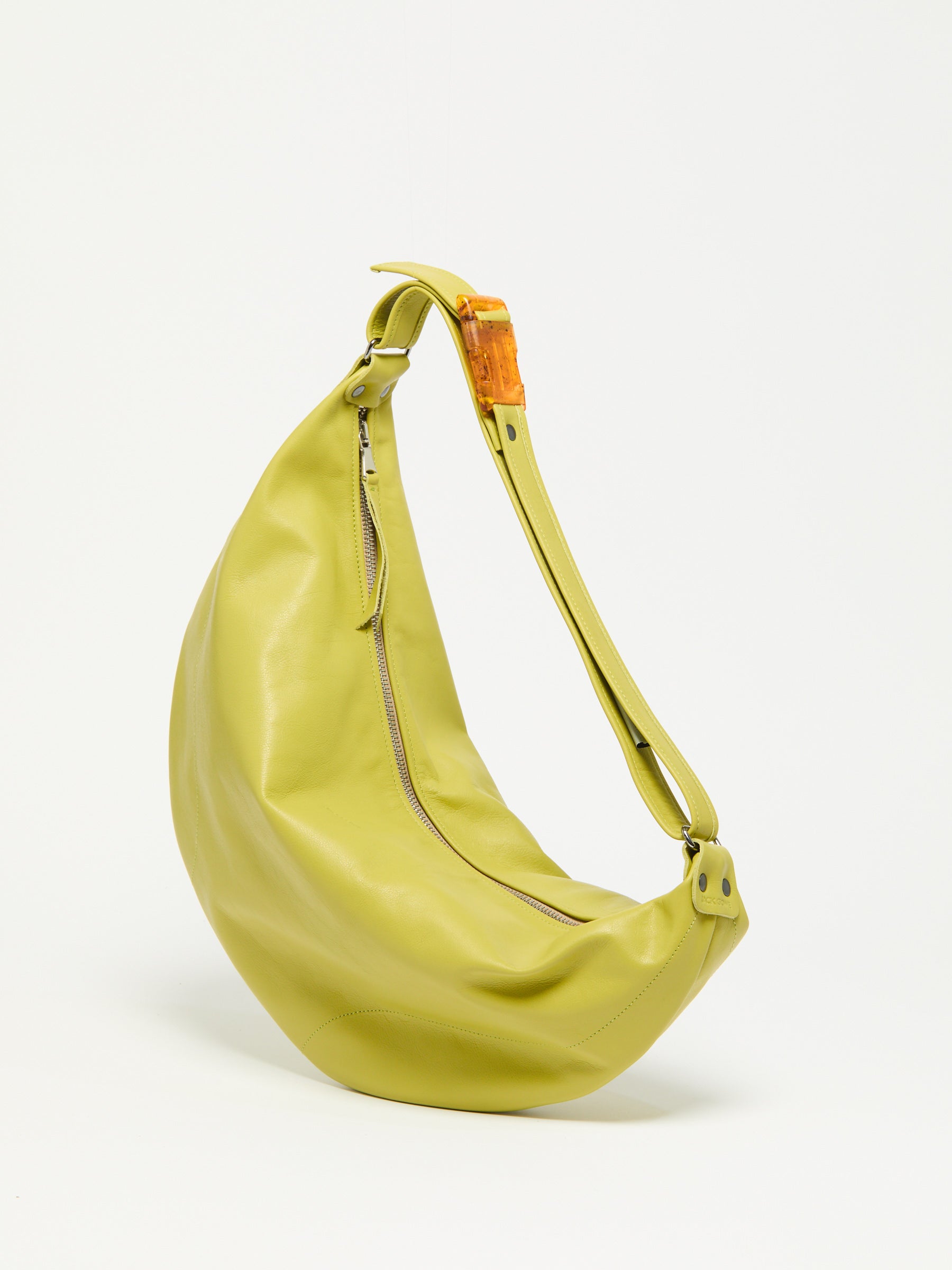 SAC DEMI-LUNE LUNA CUIR - JACK GOMME