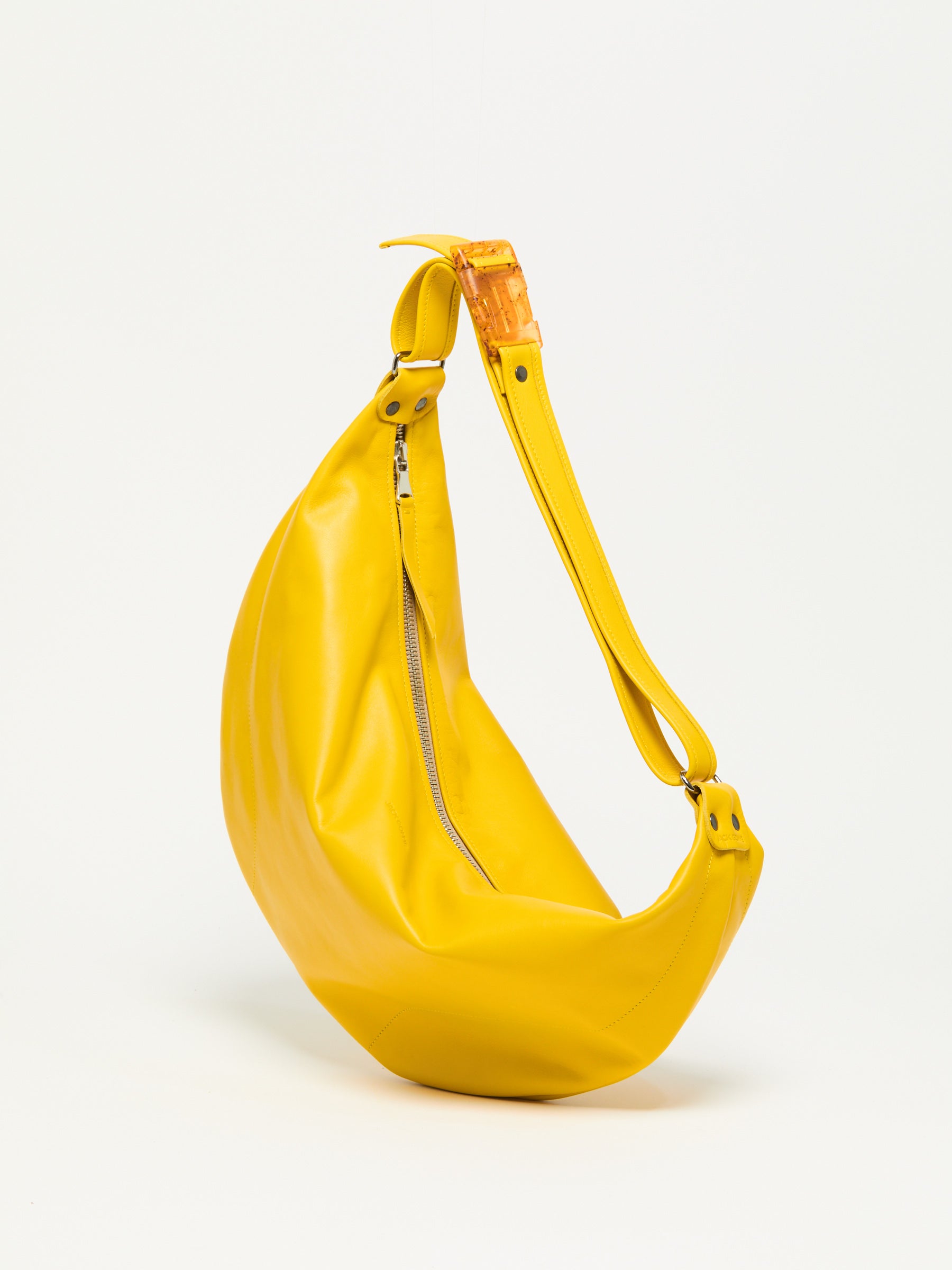 SAC DEMI-LUNE LUNA CUIR - JACK GOMME