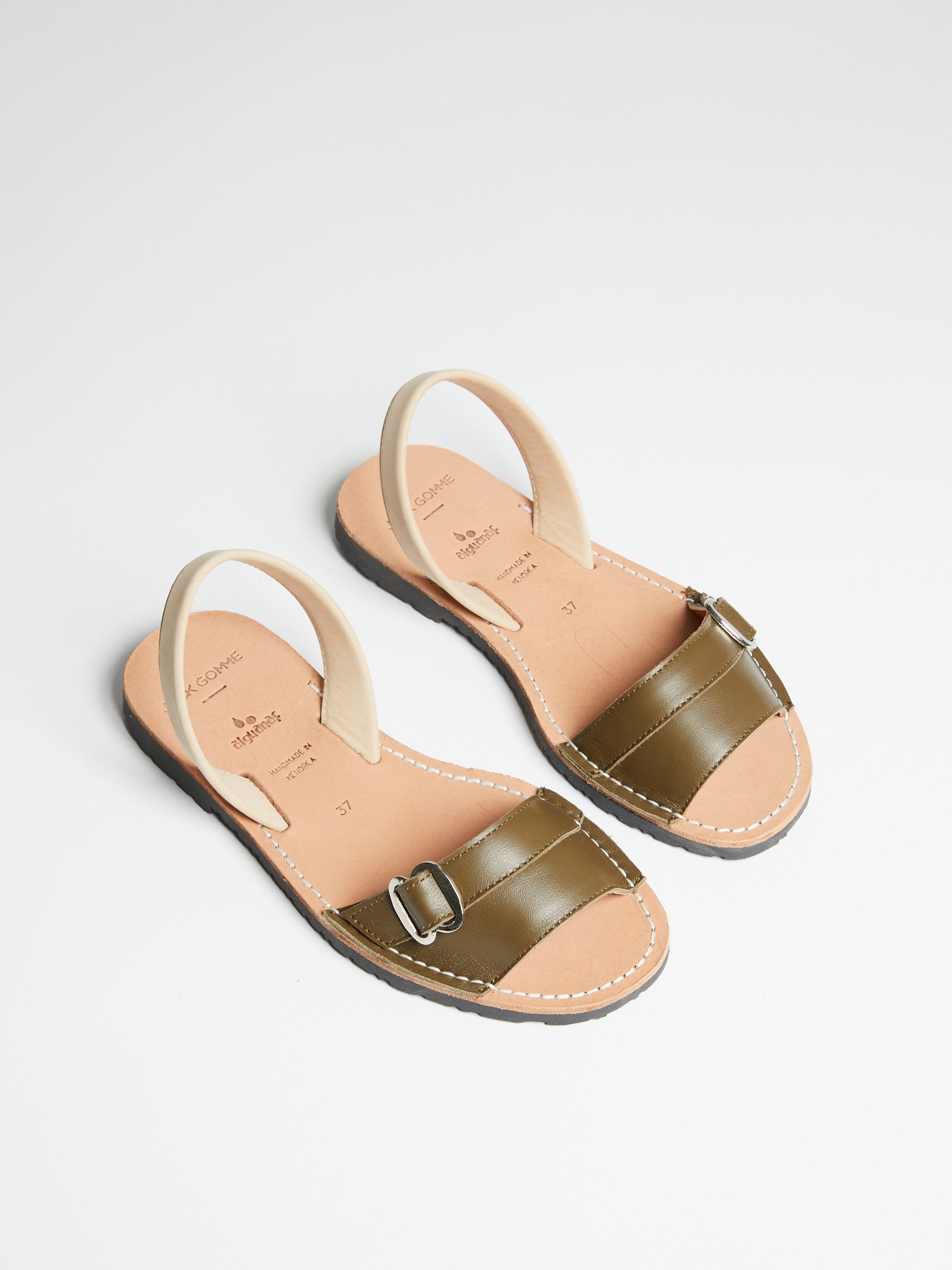 SANDALES NURIA CUIR TRESSÉ - JACK GOMME