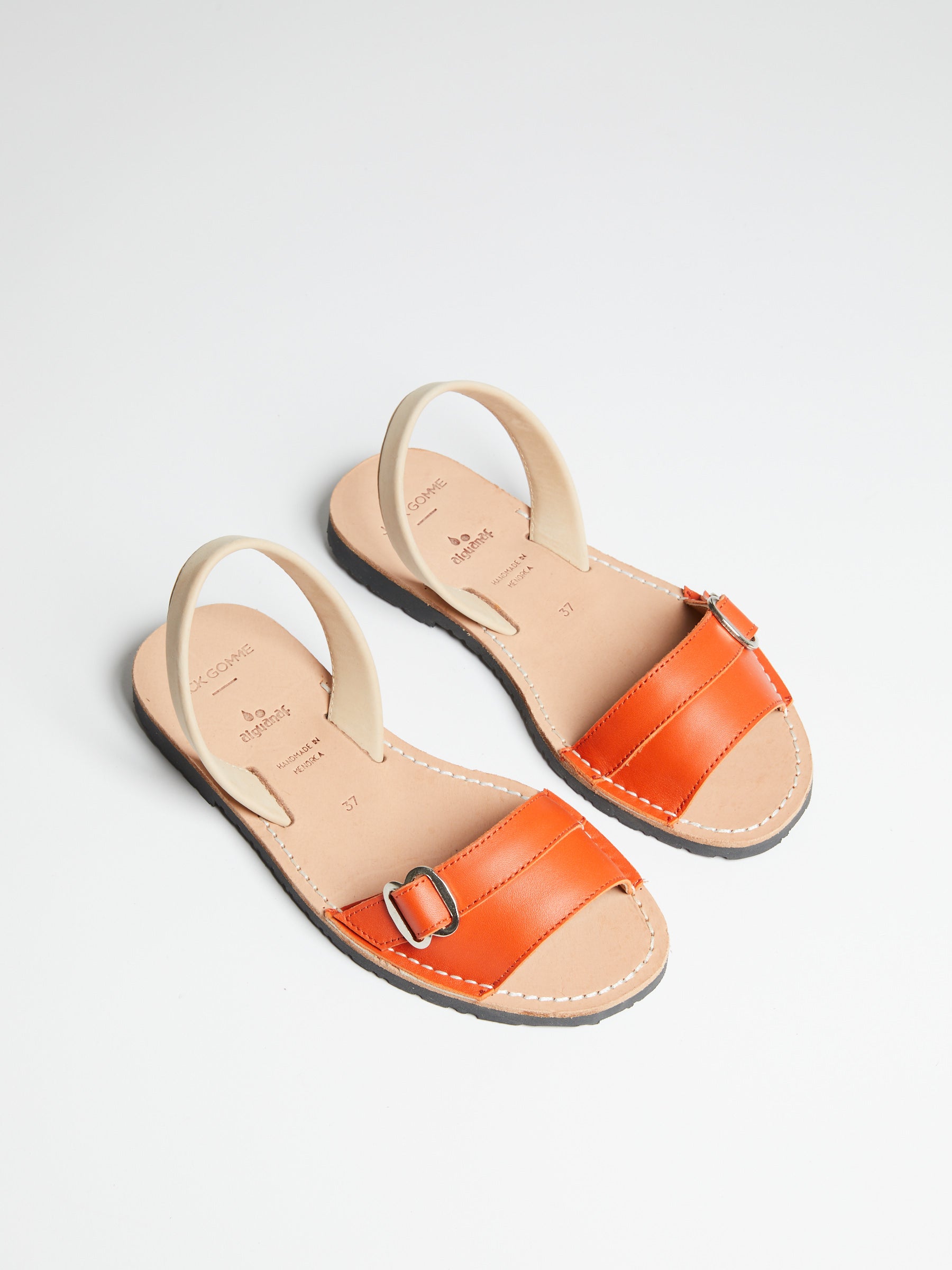 SANDALES NURIA CUIR TRESSÉ - JACK GOMME