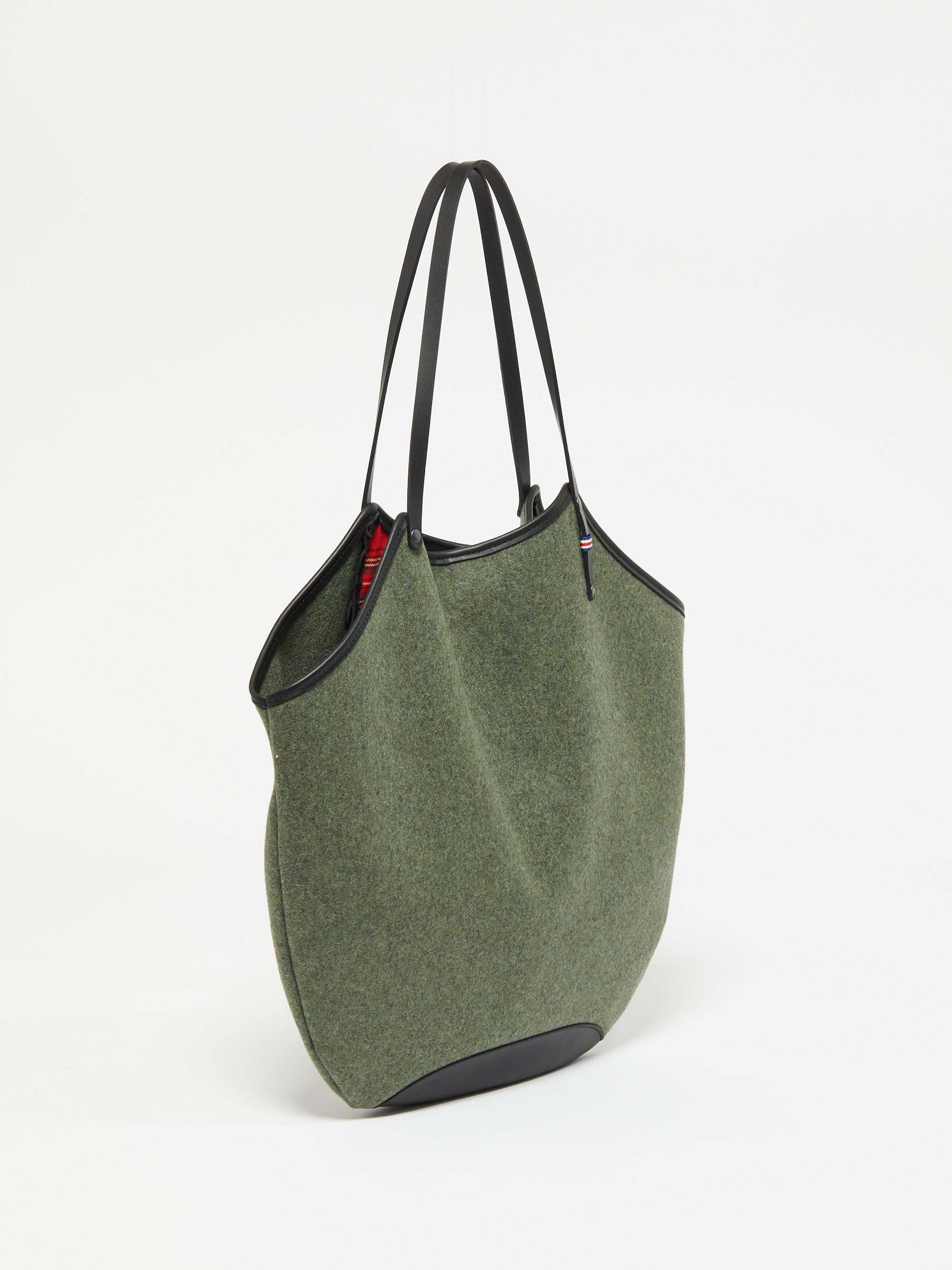 FLORES WOOL SHOPPING BAG