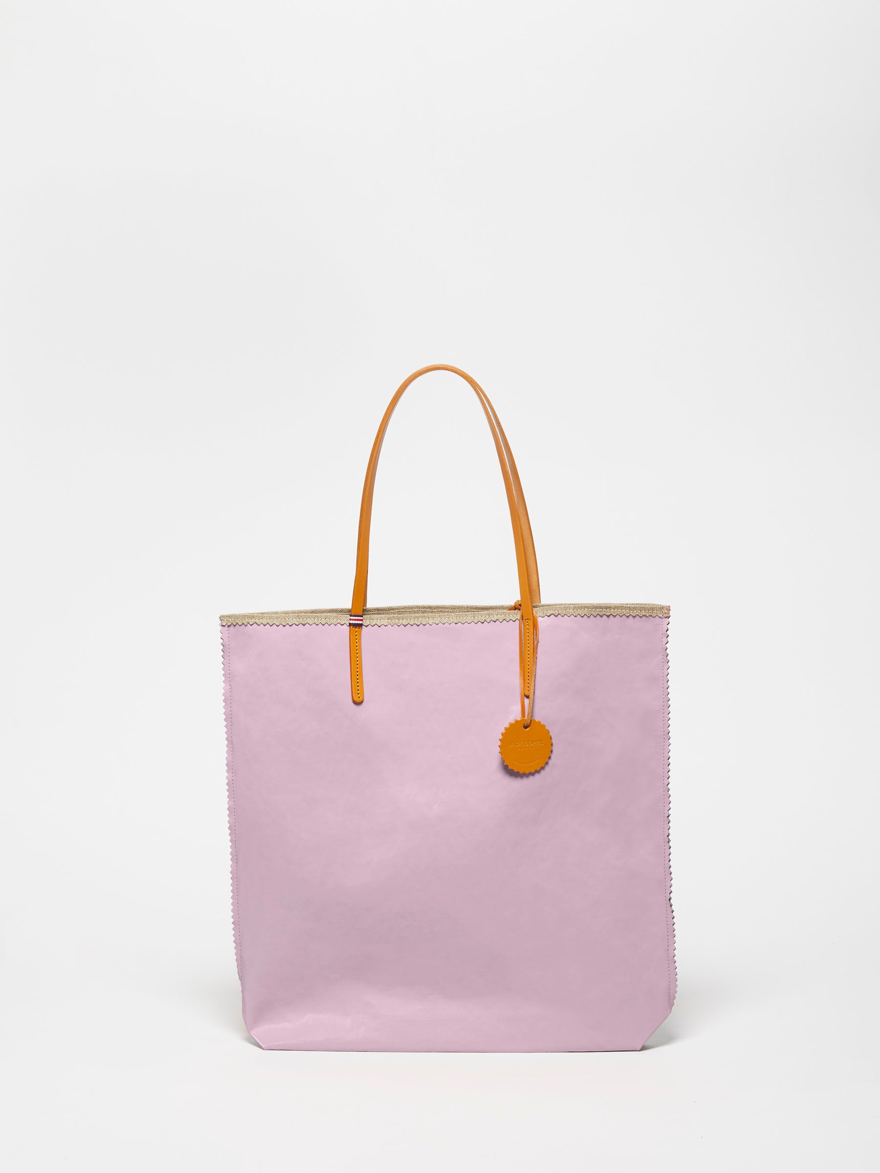 Sac CABAS AMIE en LIN enduit de chez JACK GOMME