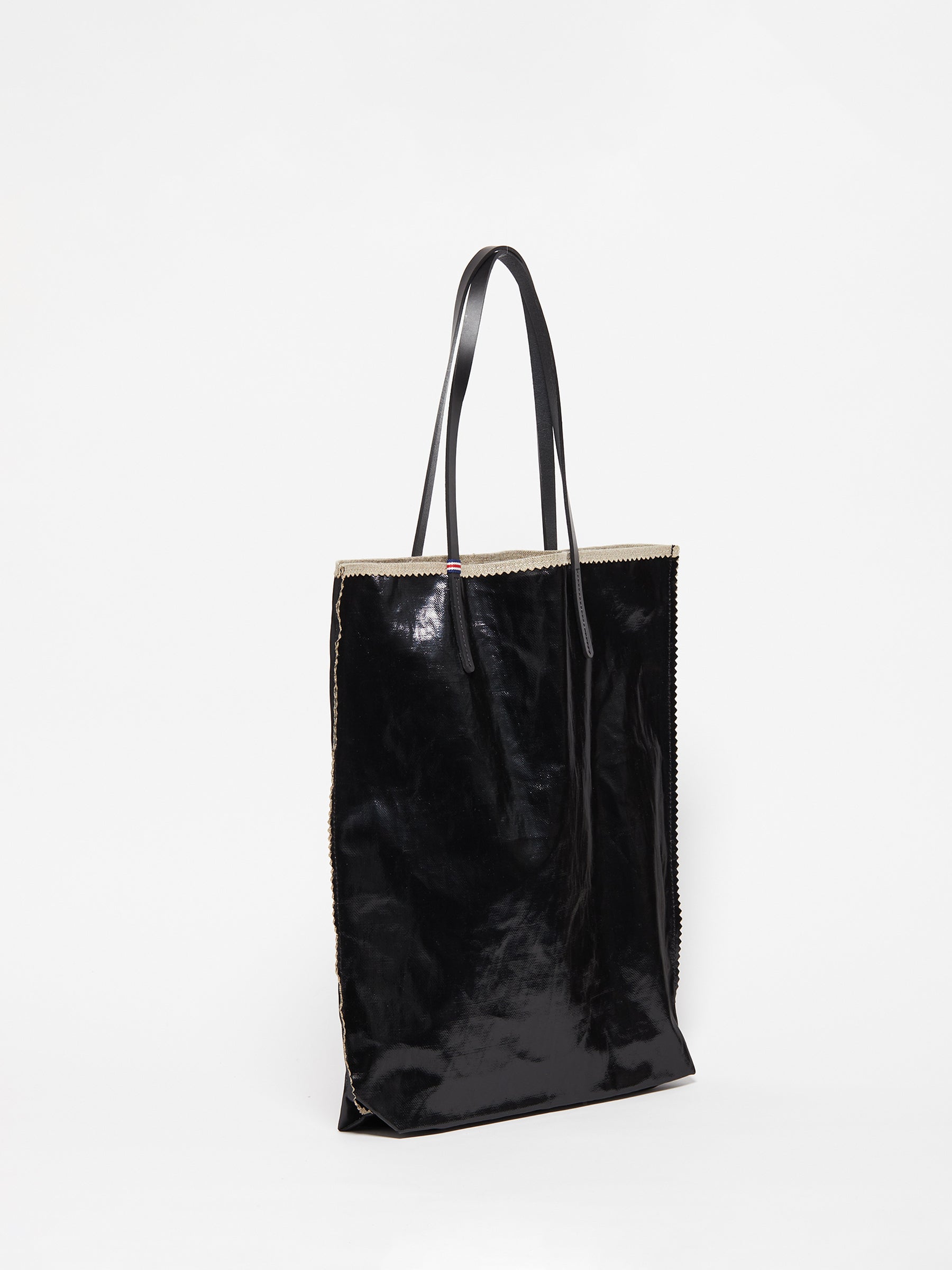 AMIE LINEN SHOPPING BAG