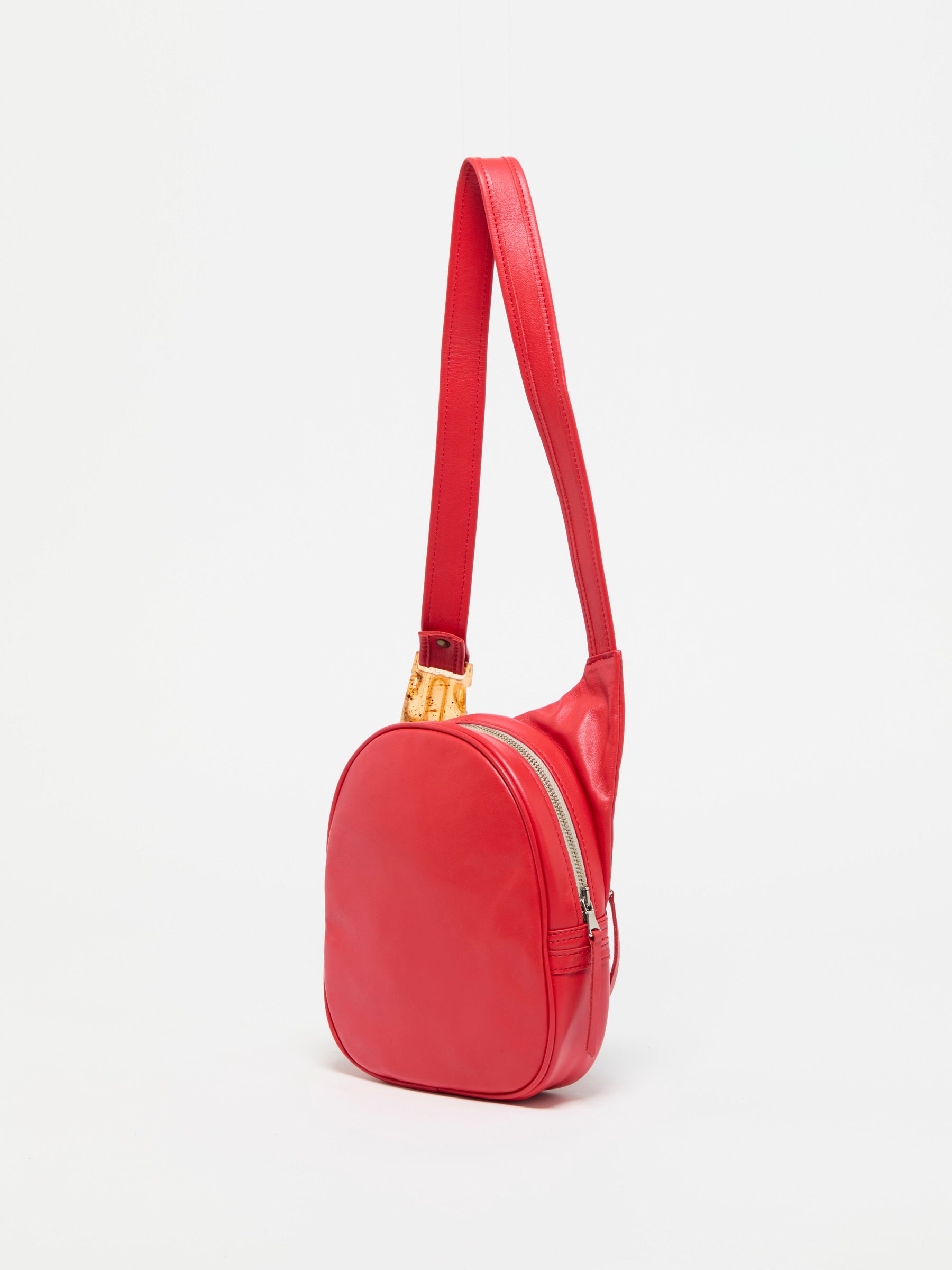 KANGAROO LEATHER ASYMMETRICAL BAG