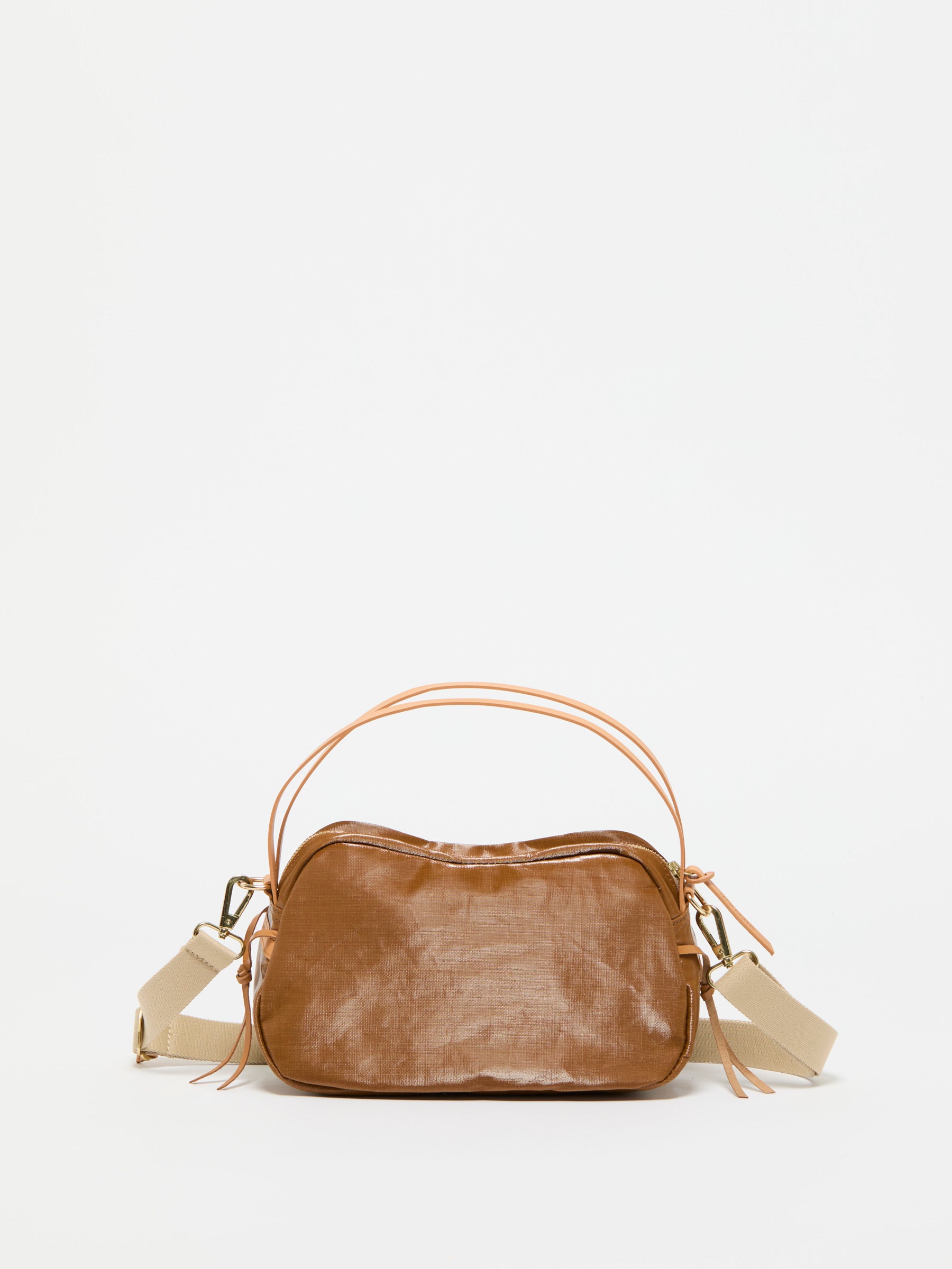 SAC BOWLING en lin enduit PETIT LEBOWL LIN de chez JACK GOMME