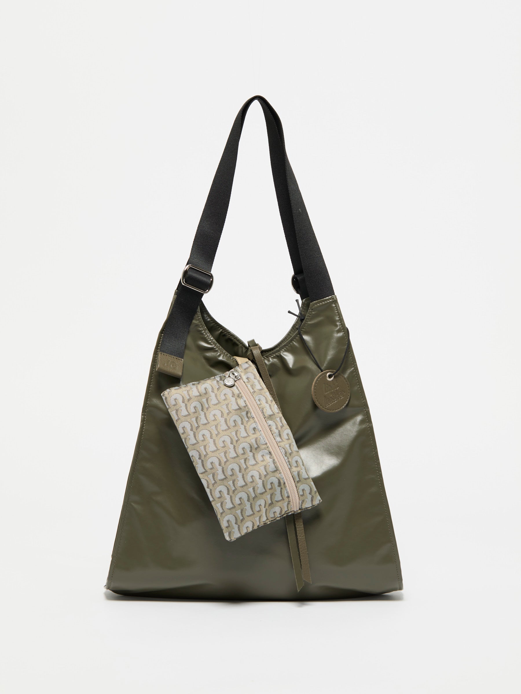 LESAC LIGHT LEATHER SHOPPING BAG