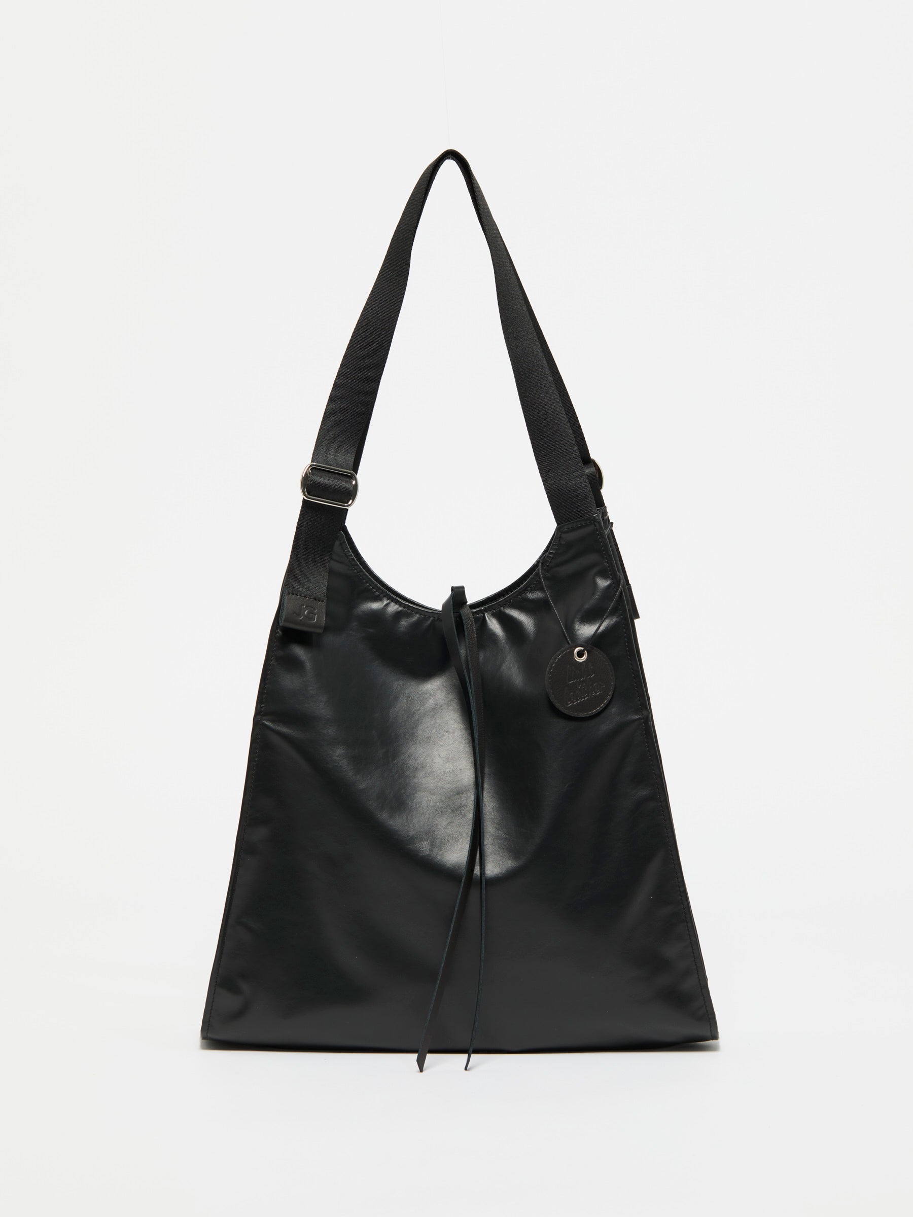 LESAC LIGHT LEATHER SHOPPING BAG