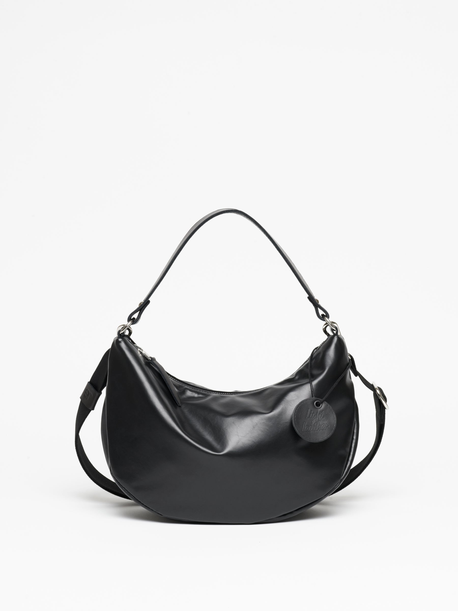 SAC DEMI-LUNE NIKITA LIGHT LEATHER