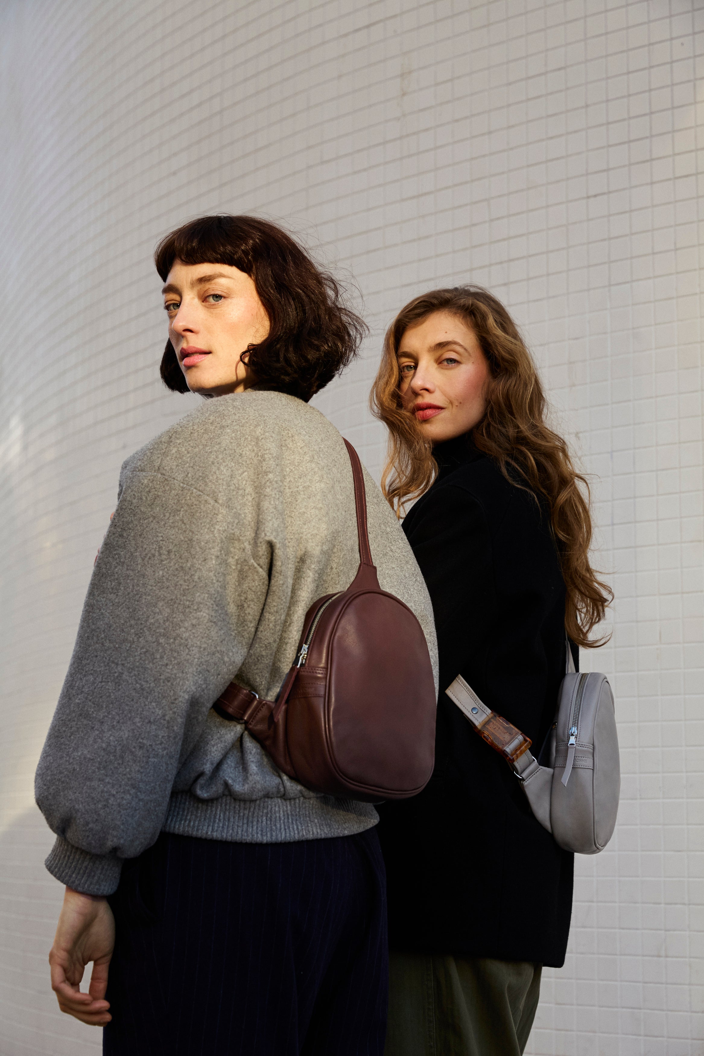 SAC ASYMÉTRIQUE KANGOUROU CUIR