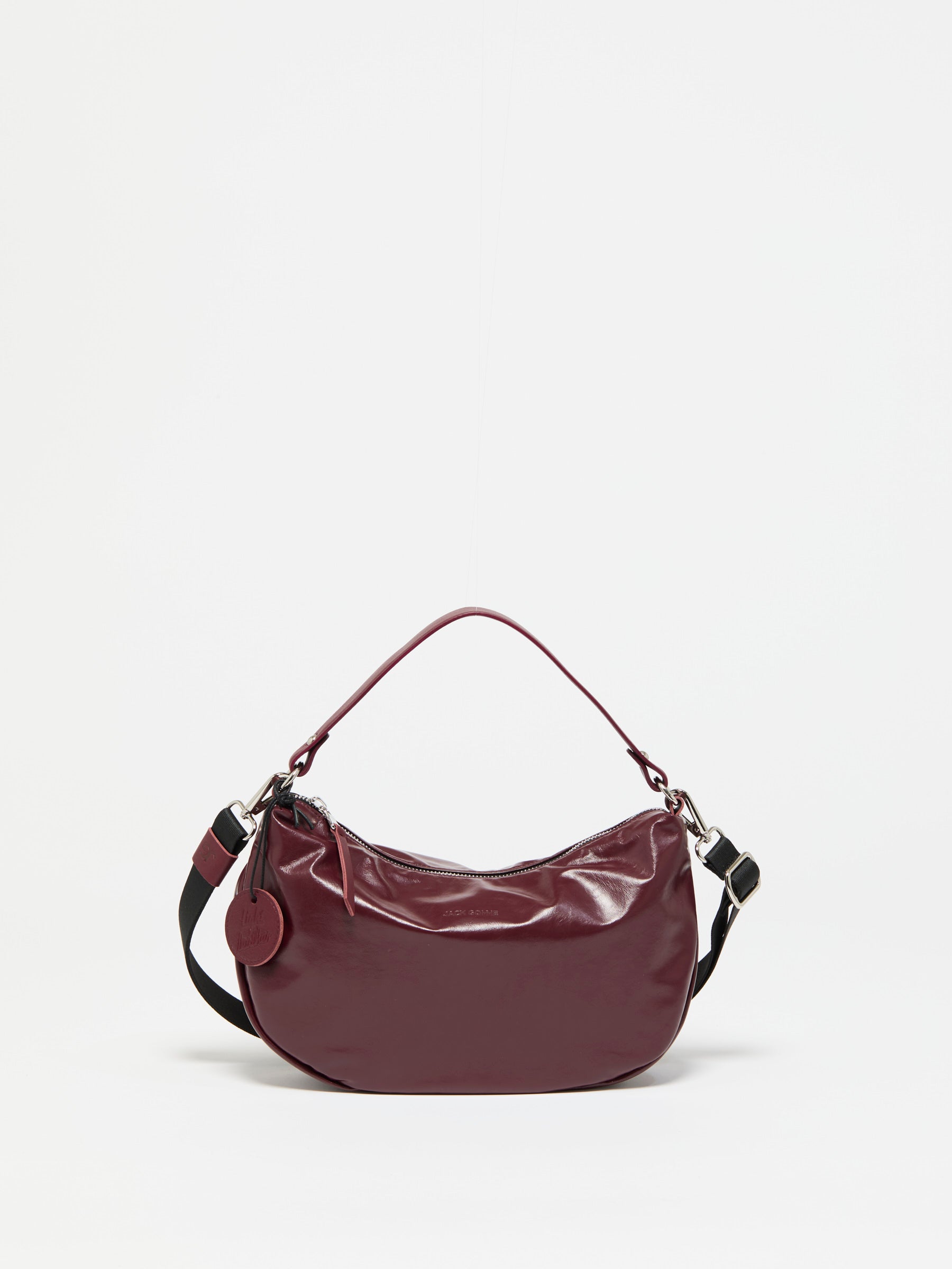 SAC DEMI-LUNE PETIT CHARLIE LIGHT LEATHER