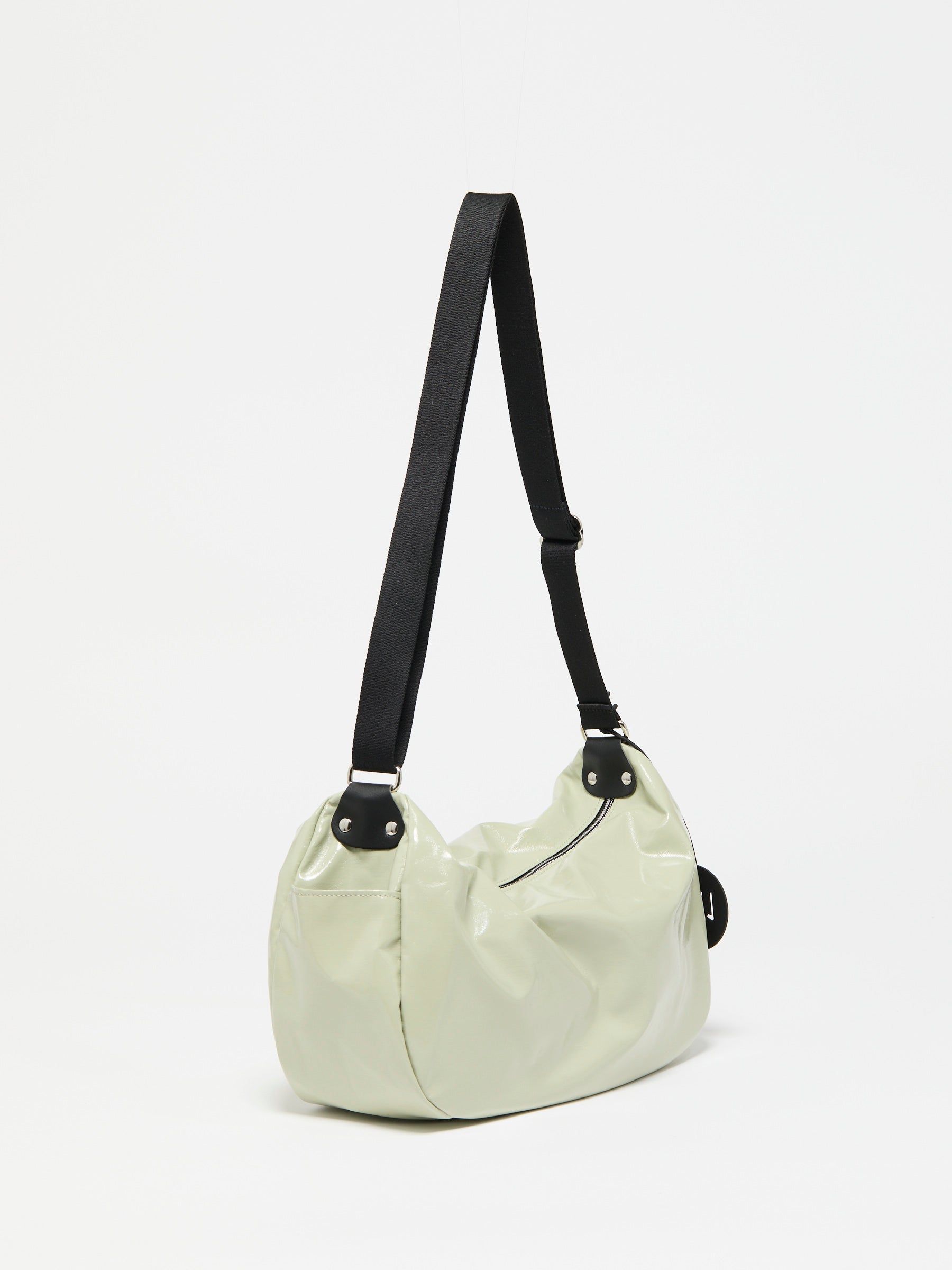 Sac BESACE léger LIRIS en toile enduite LIGHT AQUA de chez JACK GOMME