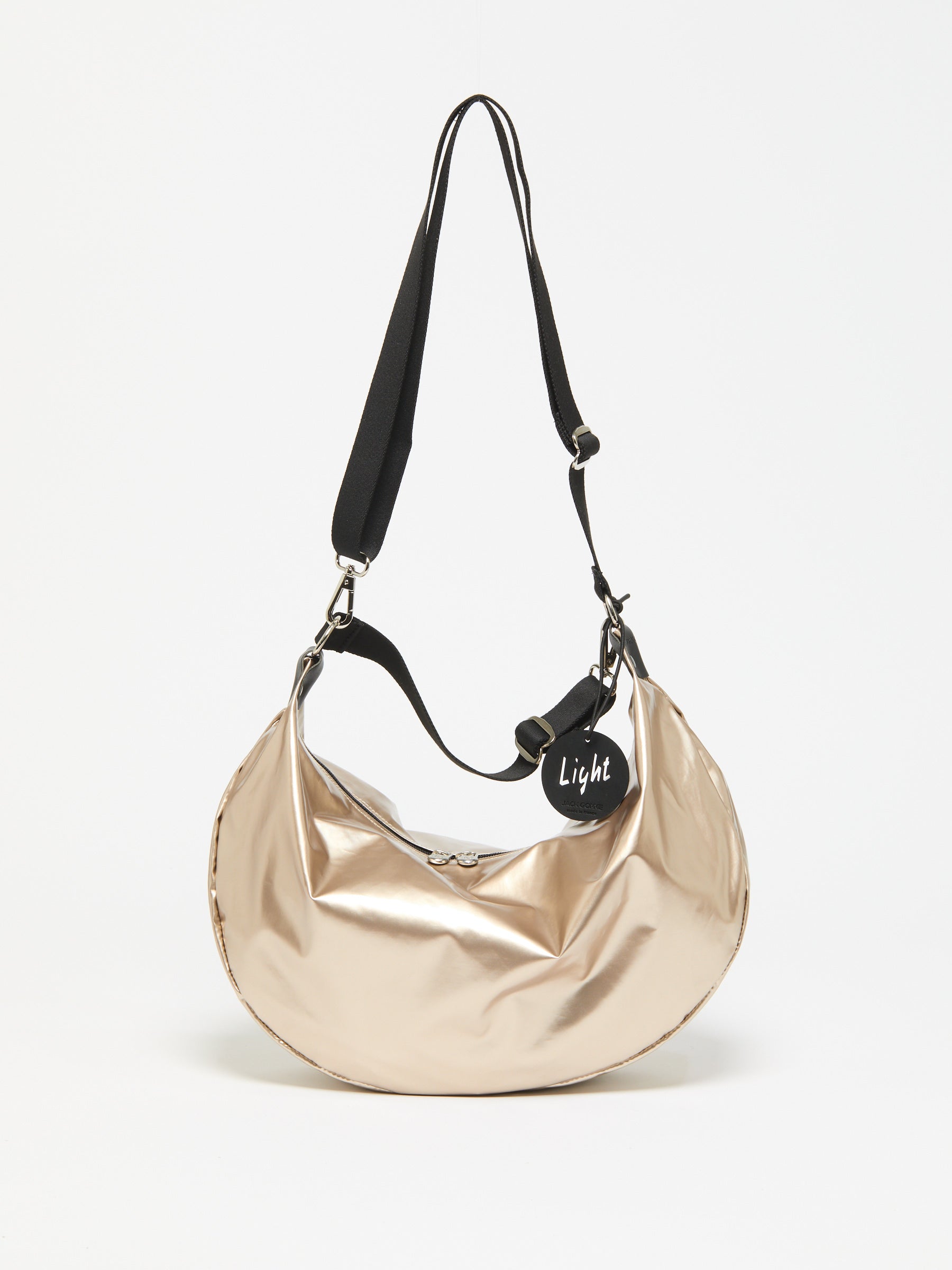 CHARLIE LIGHT HALF-MOON BAG