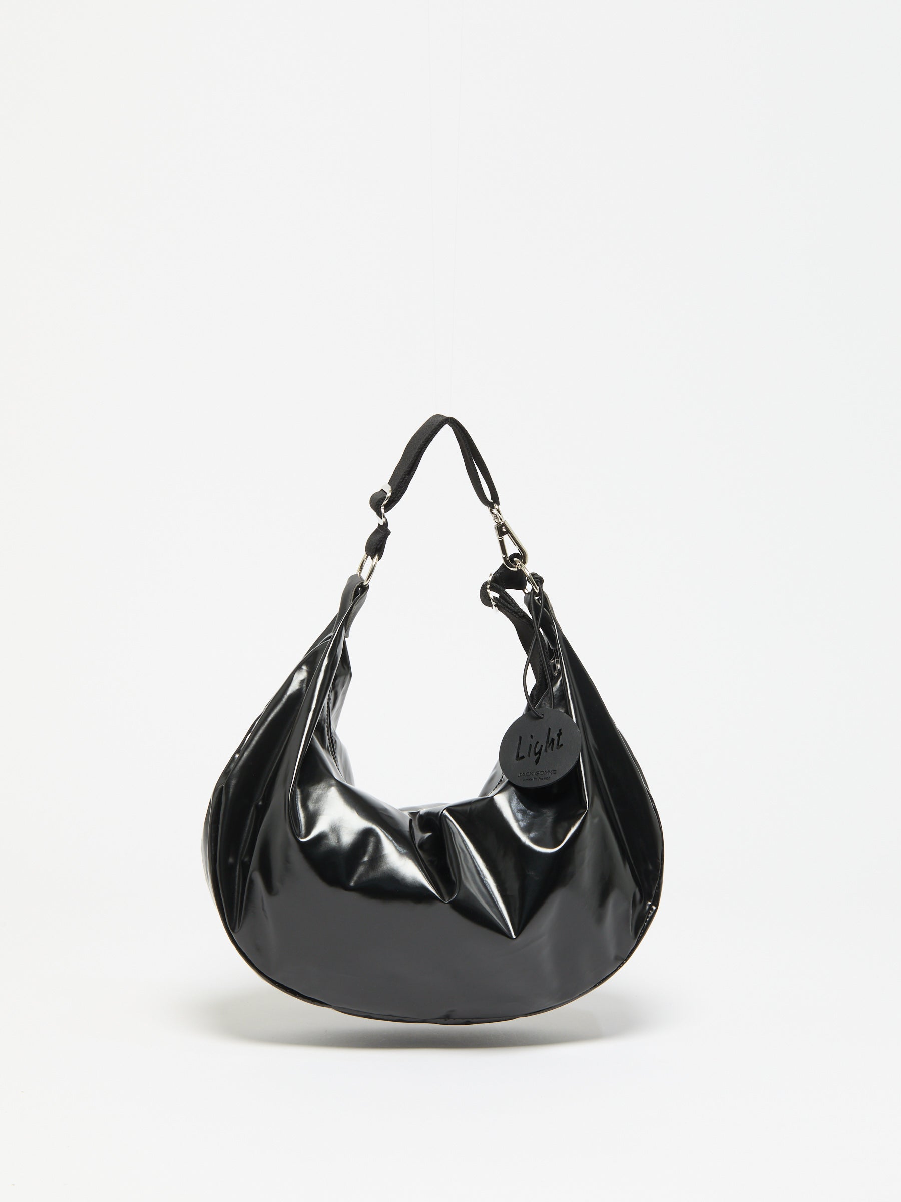 CHARLIE LIGHT HALF-MOON BAG