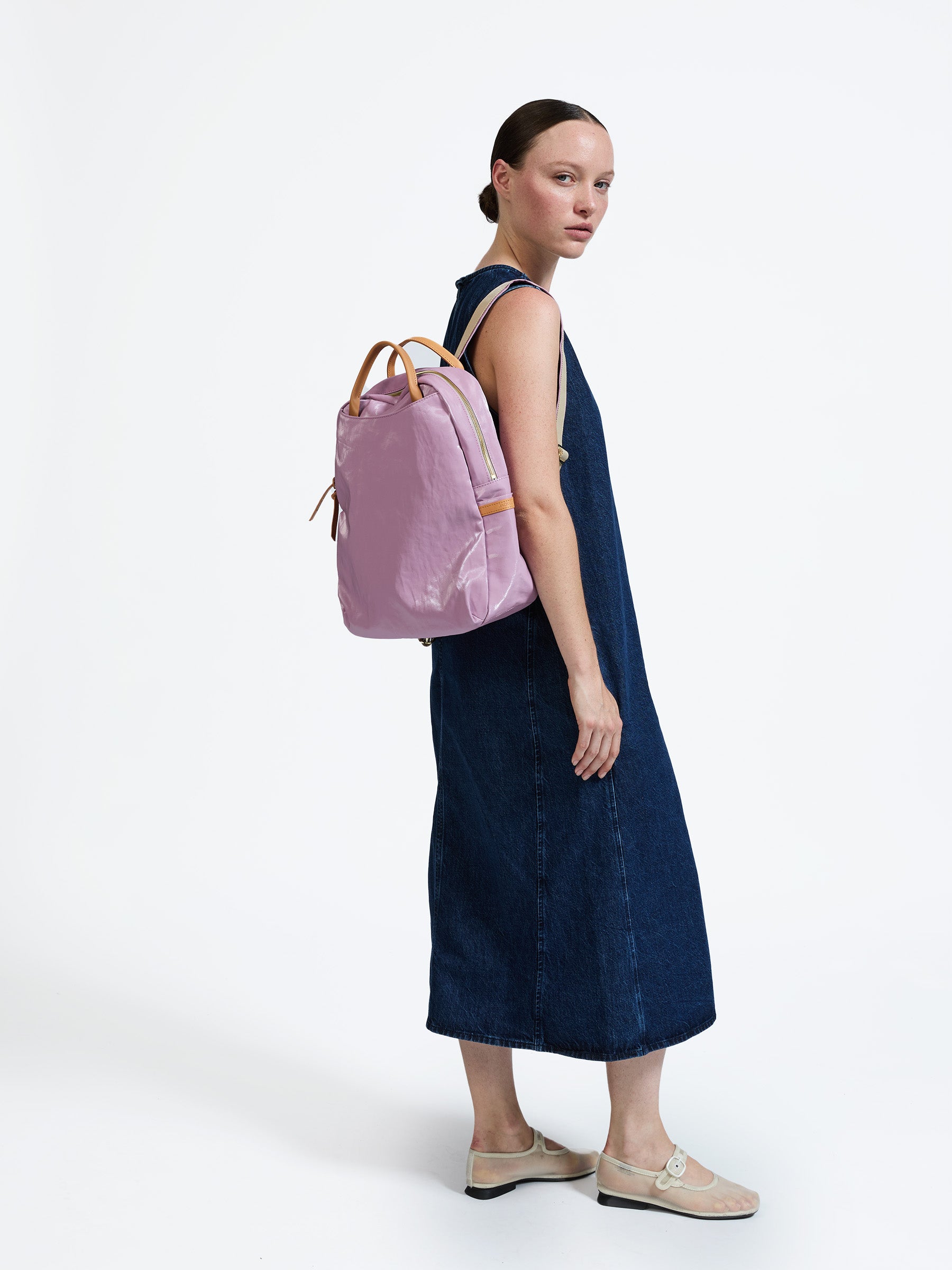 LAMI LINEN BACKPACK