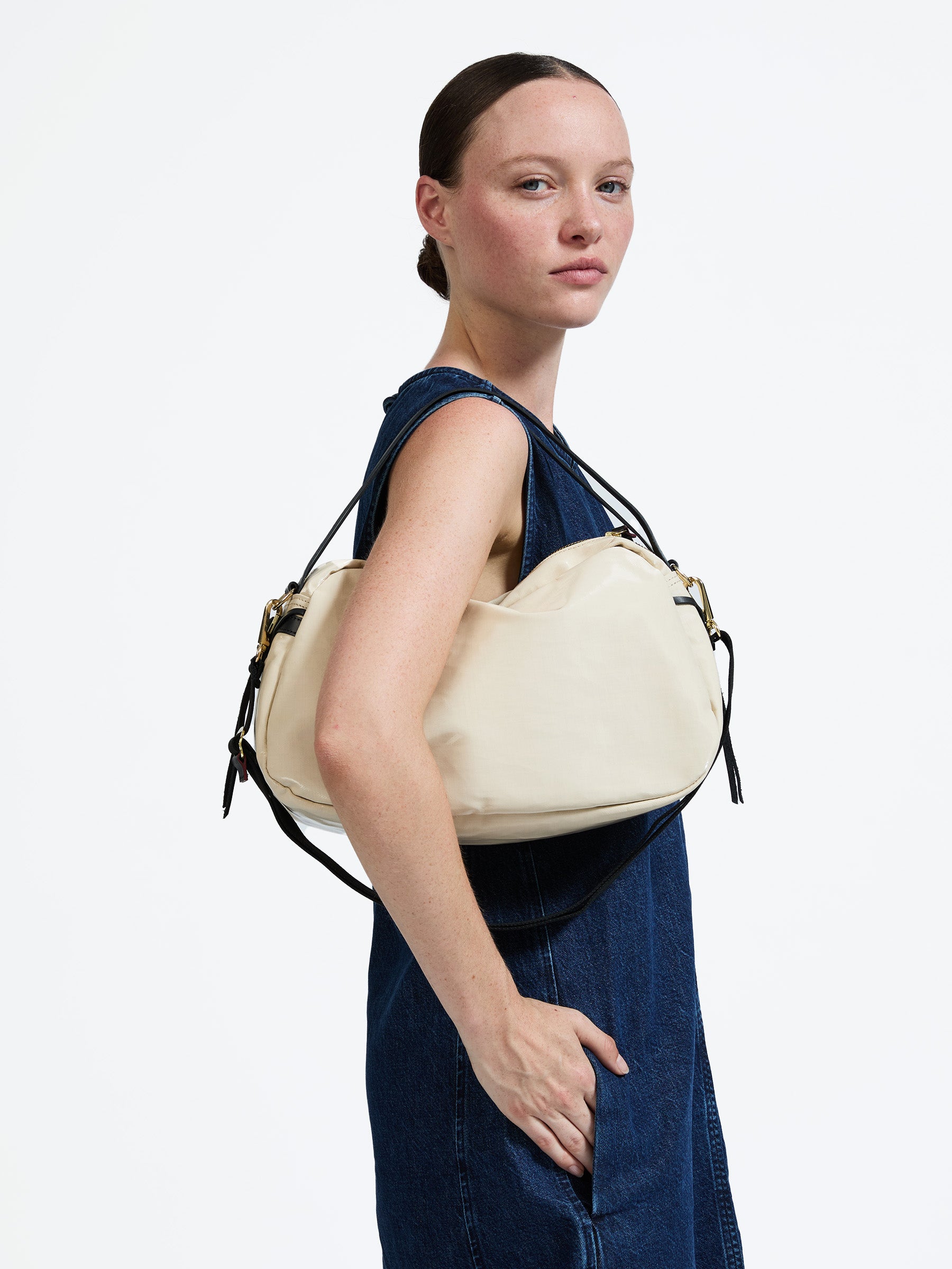 SAC BOWLING en lin enduit LEBOWL LIN de chez JACK GOMME