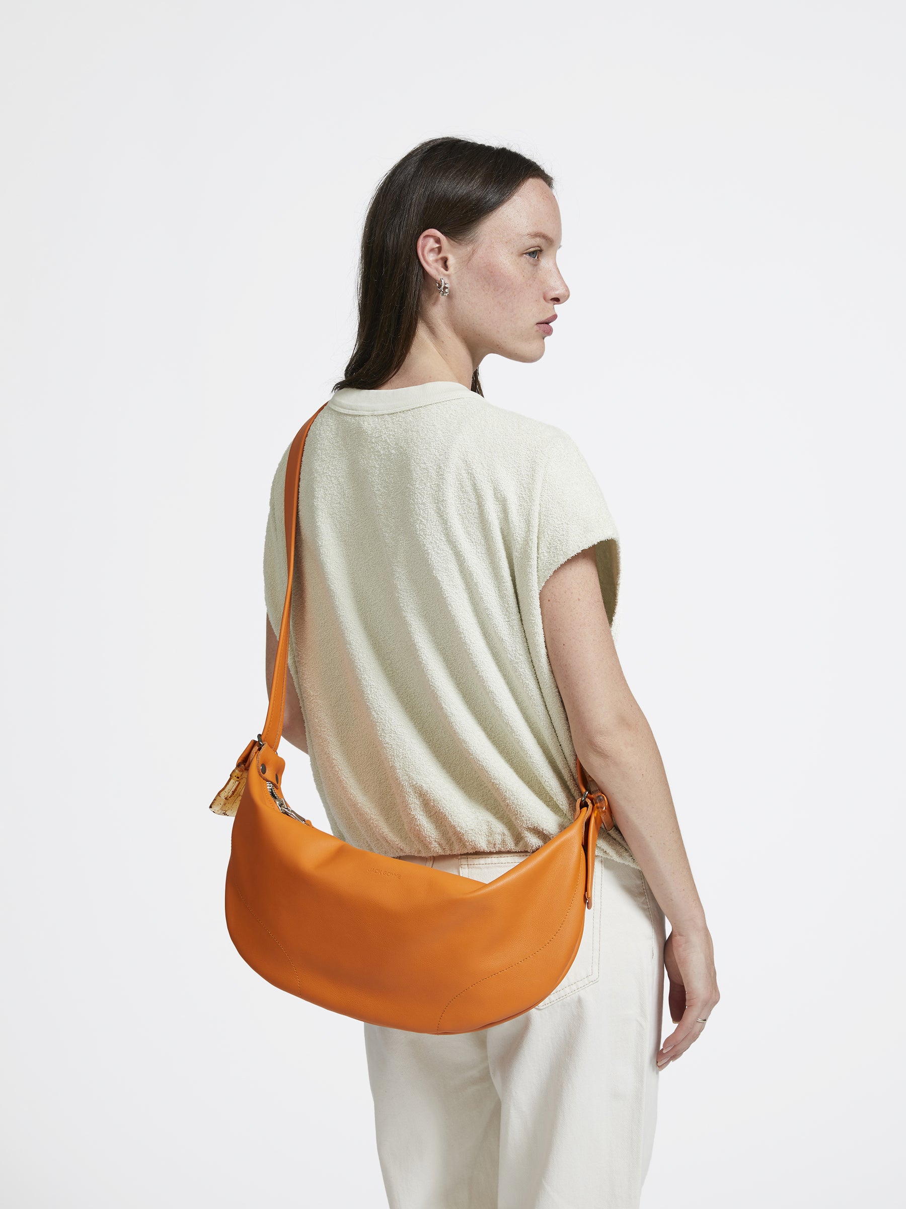 SAC DEMI-LUNE ELLE CUIR ICONIQUE