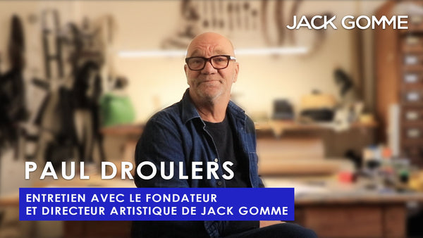 Paul Droulers, co-fondateur JACK GOMME Maroquinerie Paris 19ème