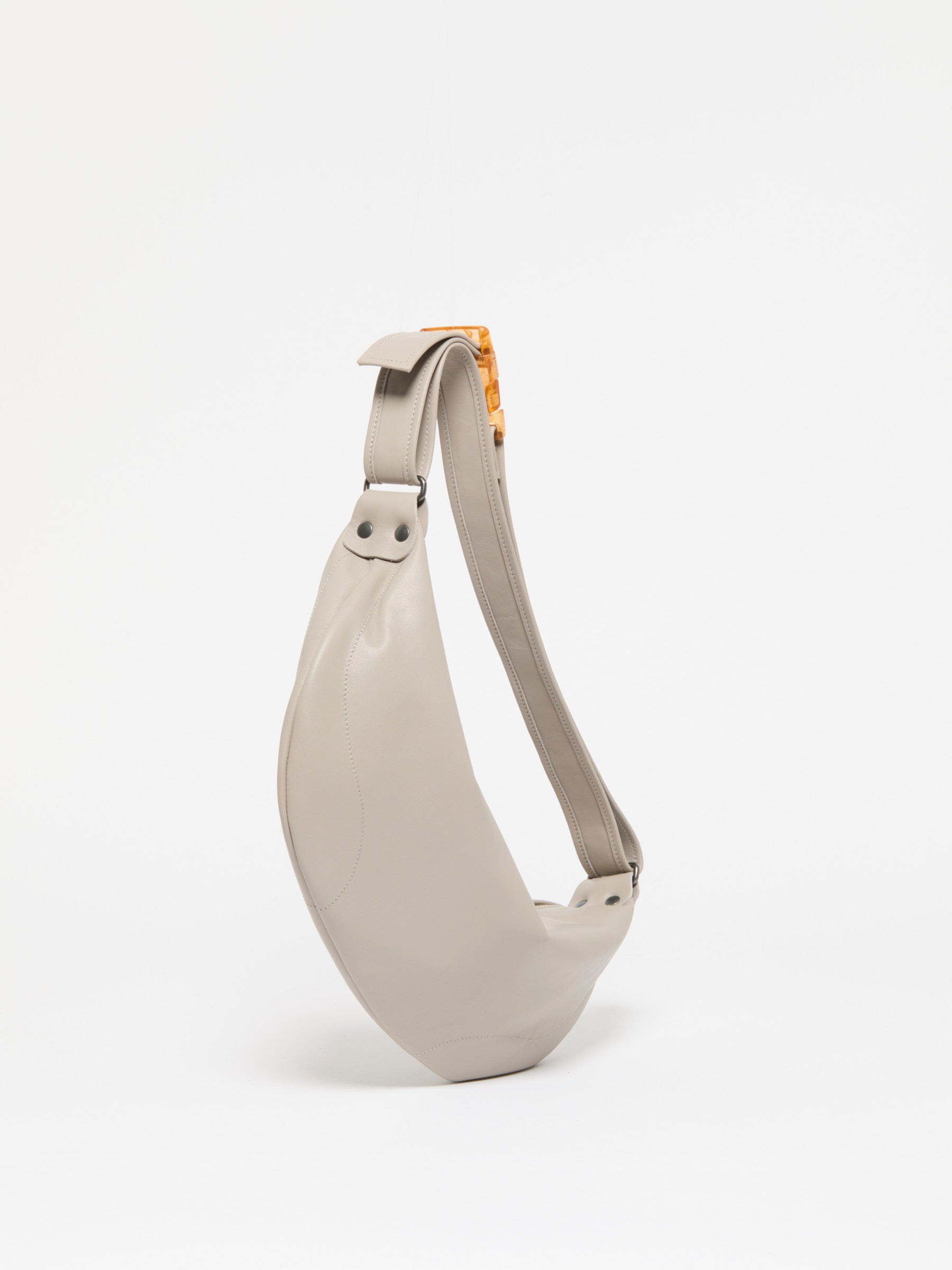 ELLE LEATHER HALF-MOON BAG