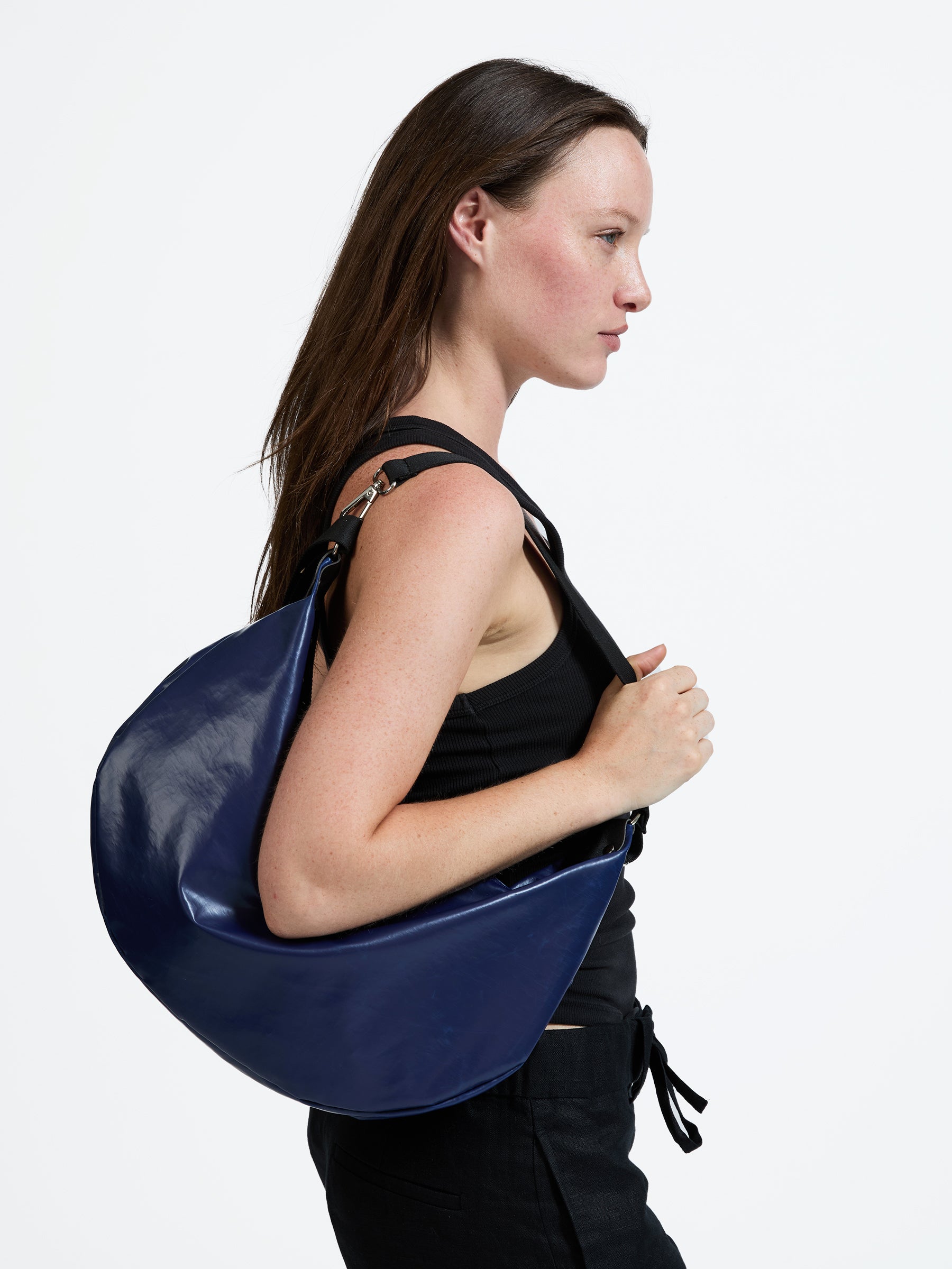 CHARLIE LIGHT HALF-MOON BAG