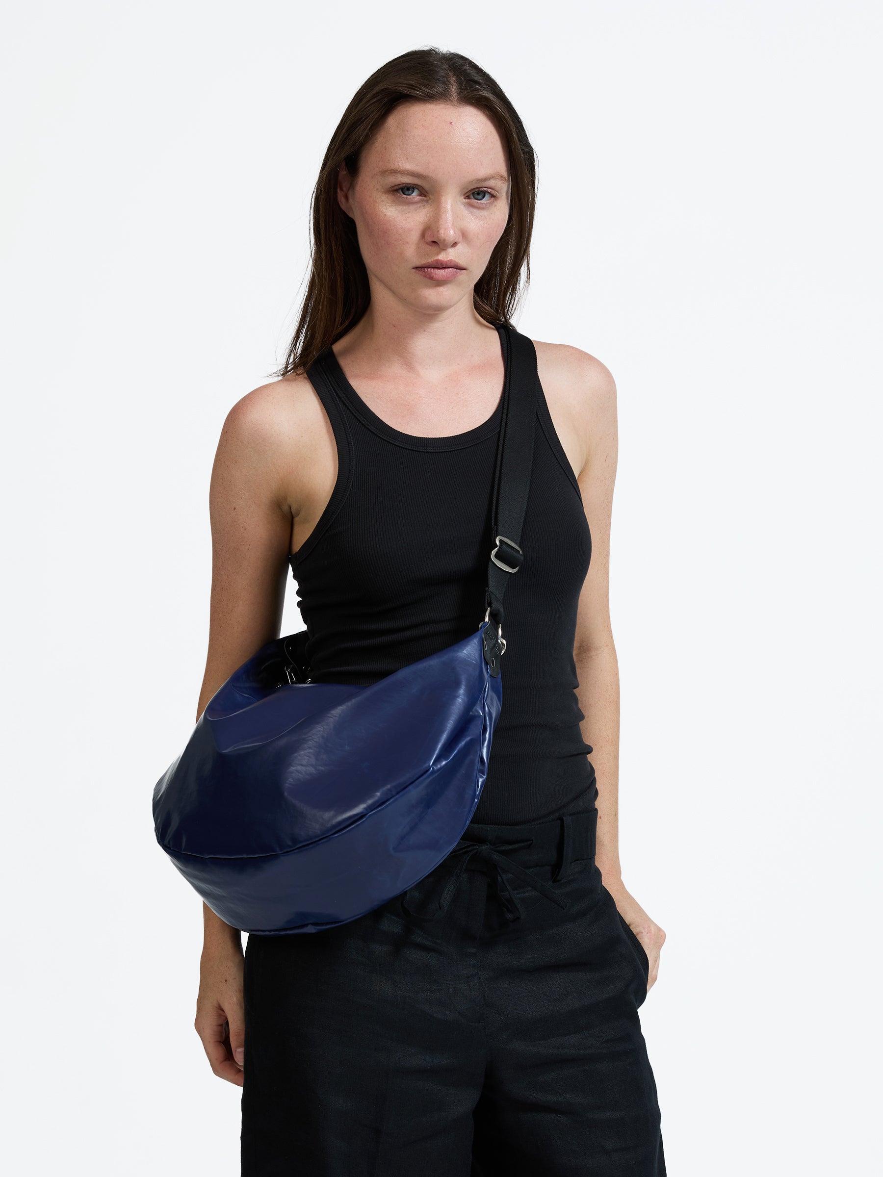 CHARLIE LIGHT HALF-MOON BAG