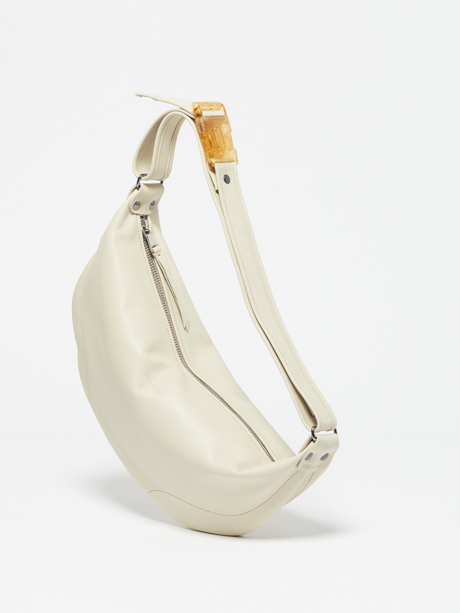 LUNA CUIR ICONIQUE HALF-MOON BAG