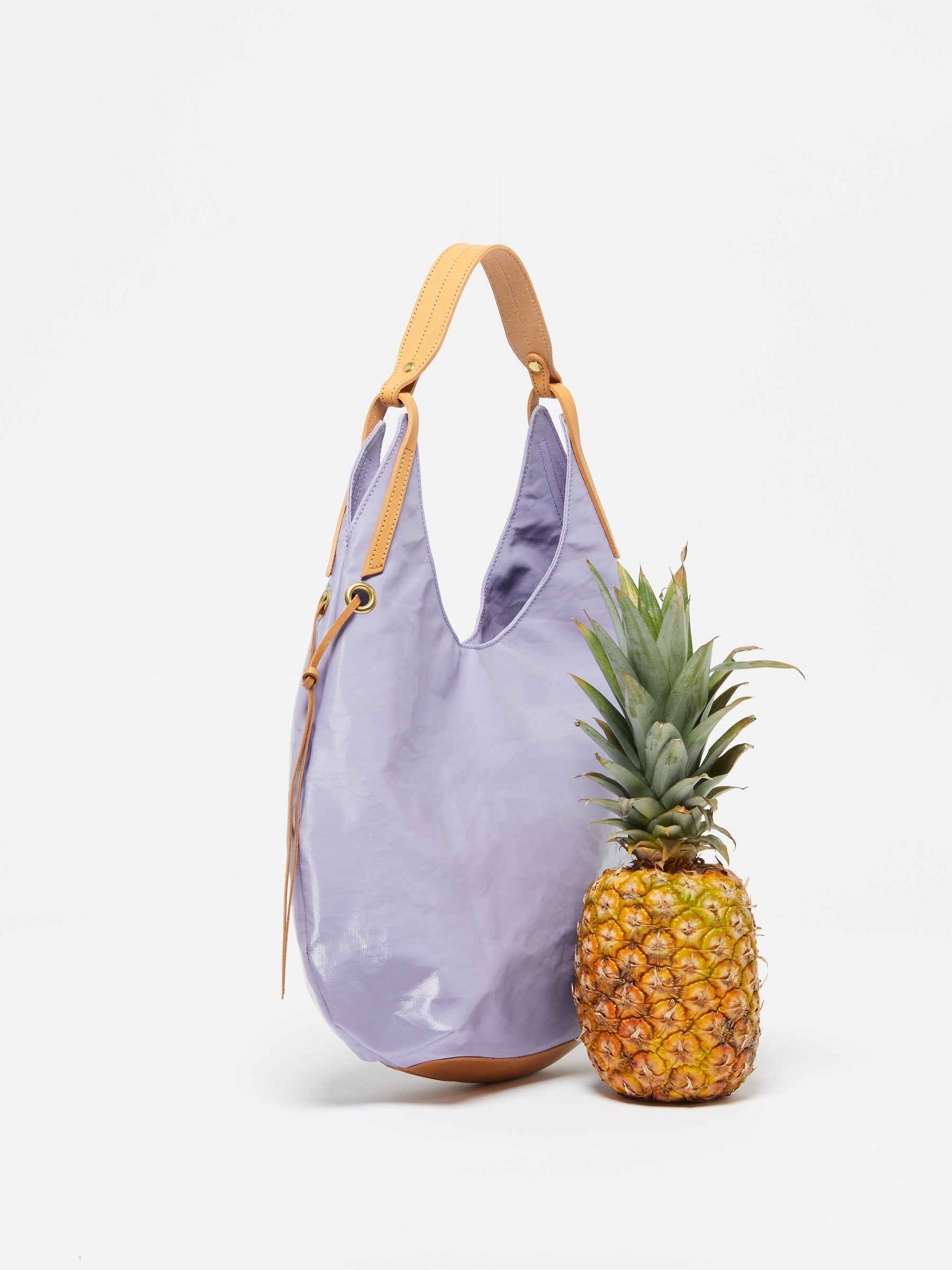 SAND LINEN SHOPPING BAG