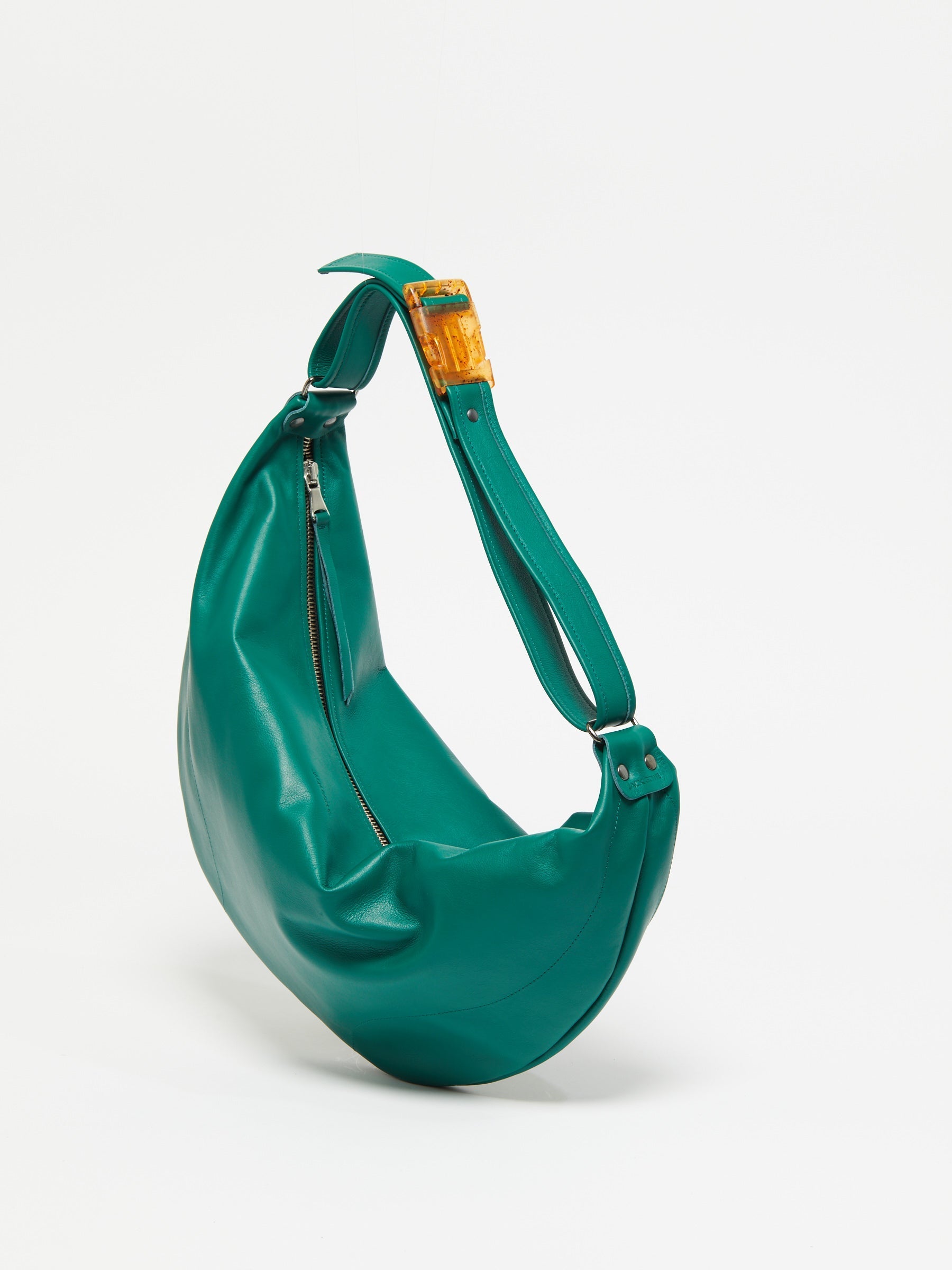 SAC DEMI-LUNE LUNA CUIR ICONIQUE