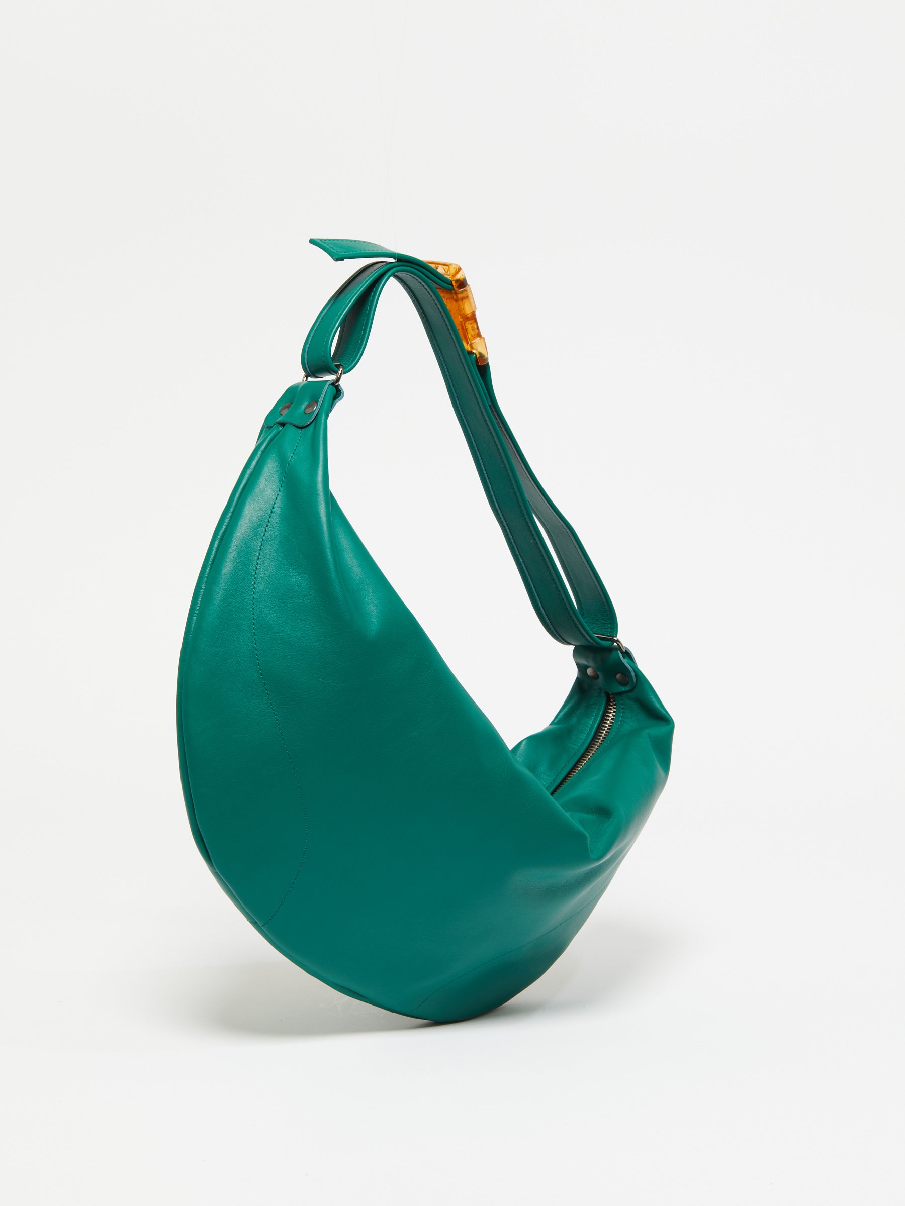 SAC DEMI-LUNE LUNA CUIR ICONIQUE