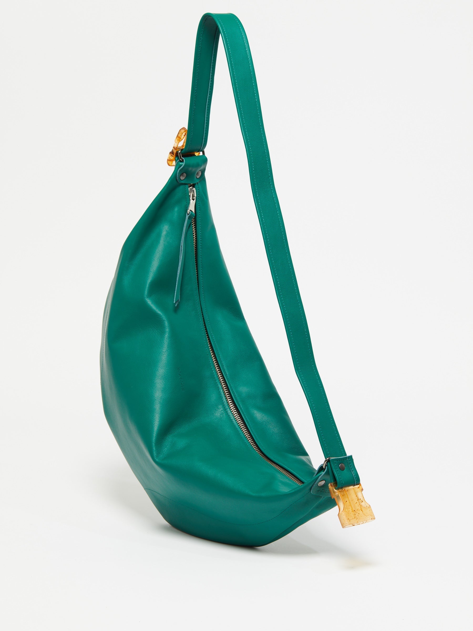 SAC DEMI-LUNE LUNA CUIR ICONIQUE
