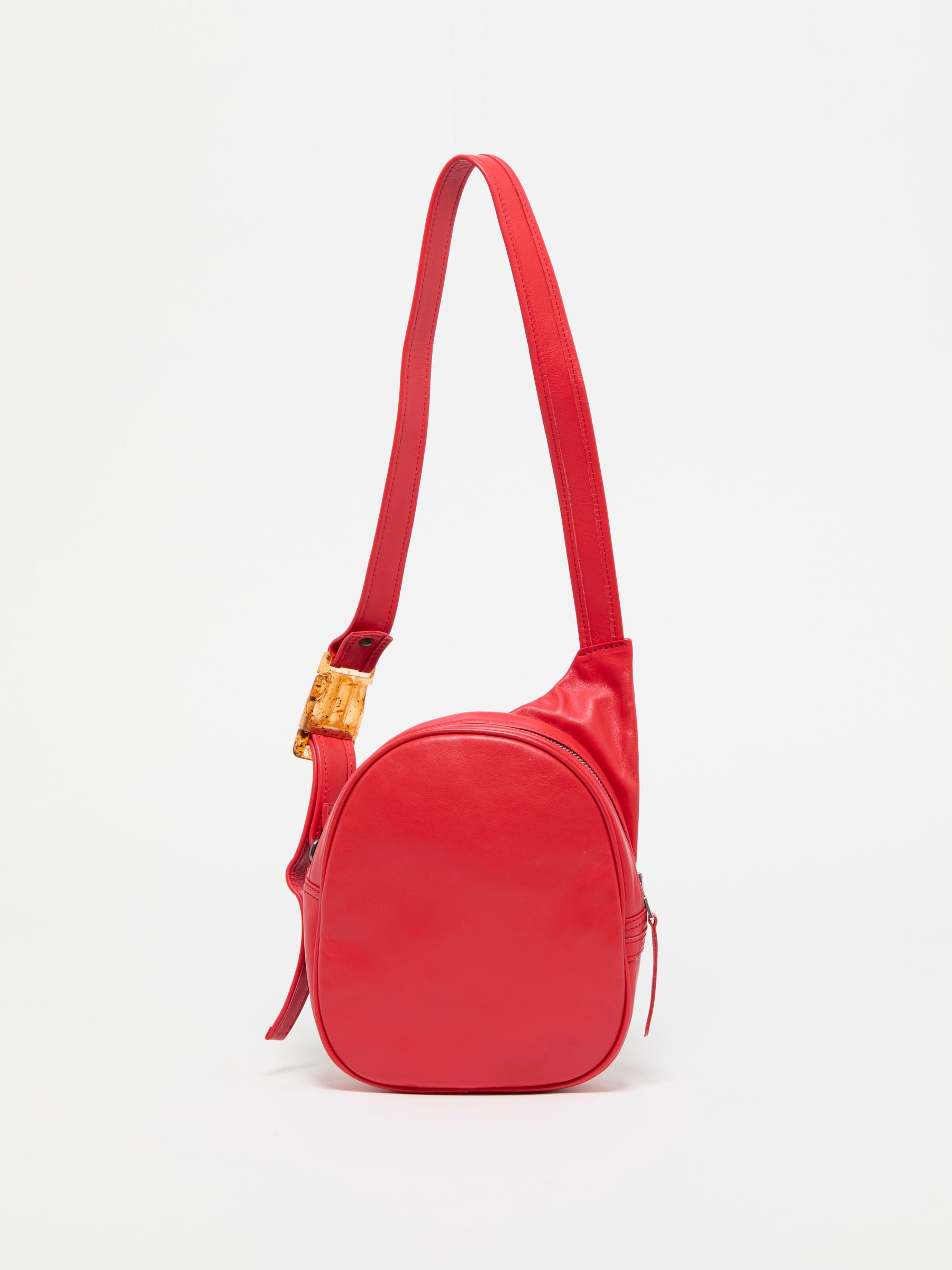 KANGAROO LEATHER ASYMMETRICAL BAG