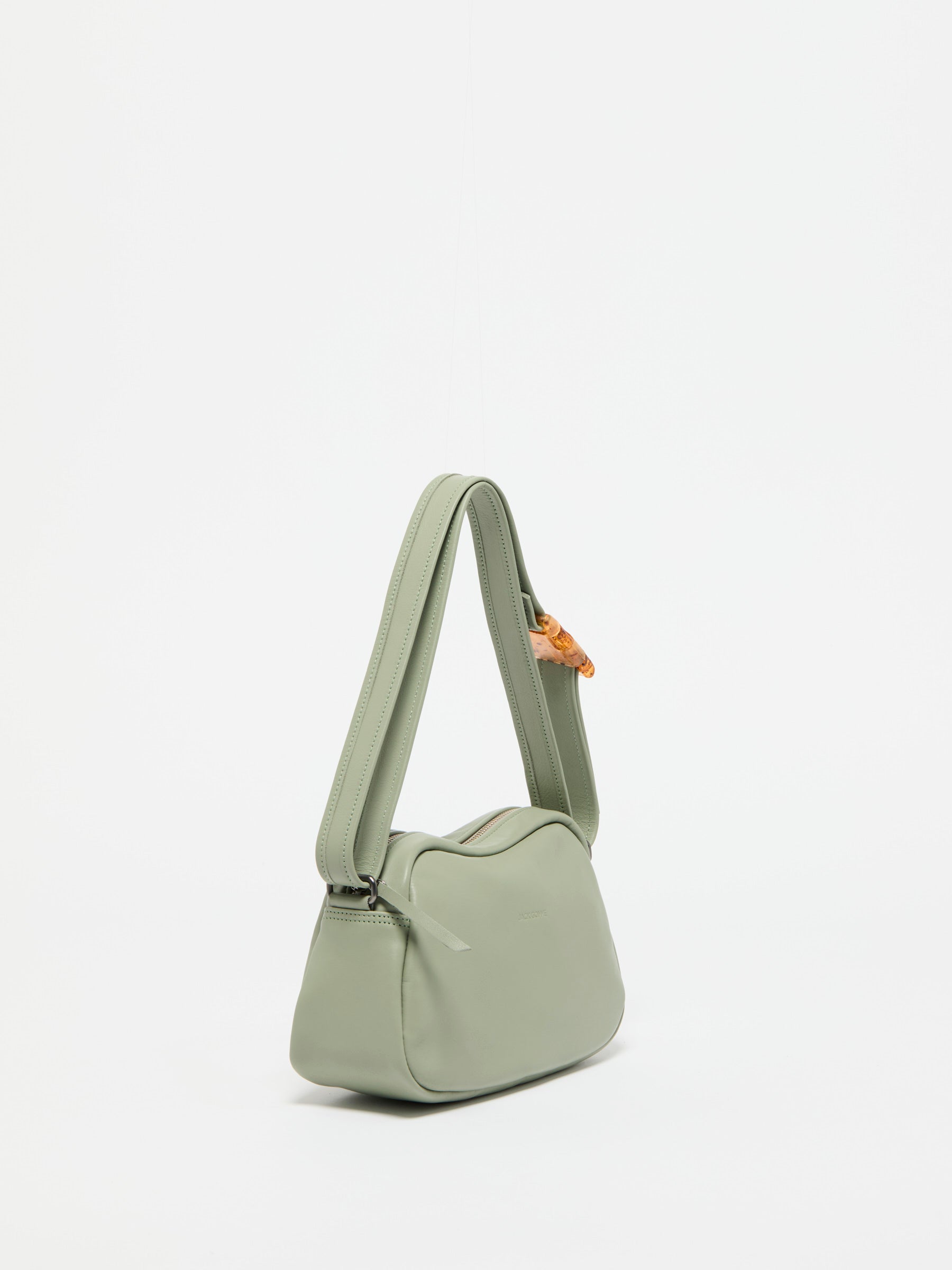 PETIT LEBOWL LEATHER BOWLING BAG