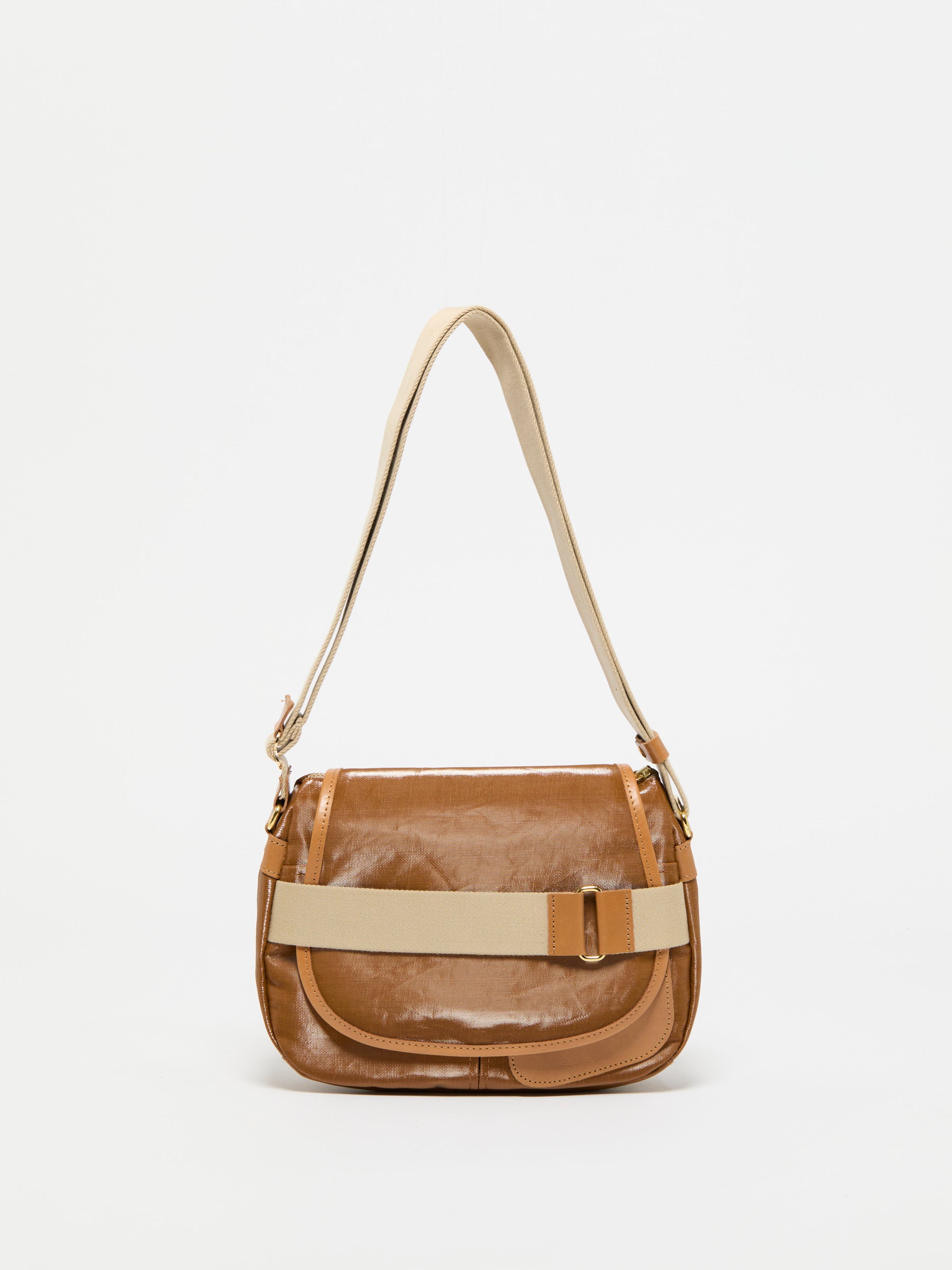 PETIT GABY LINEN SHOULDER BAG