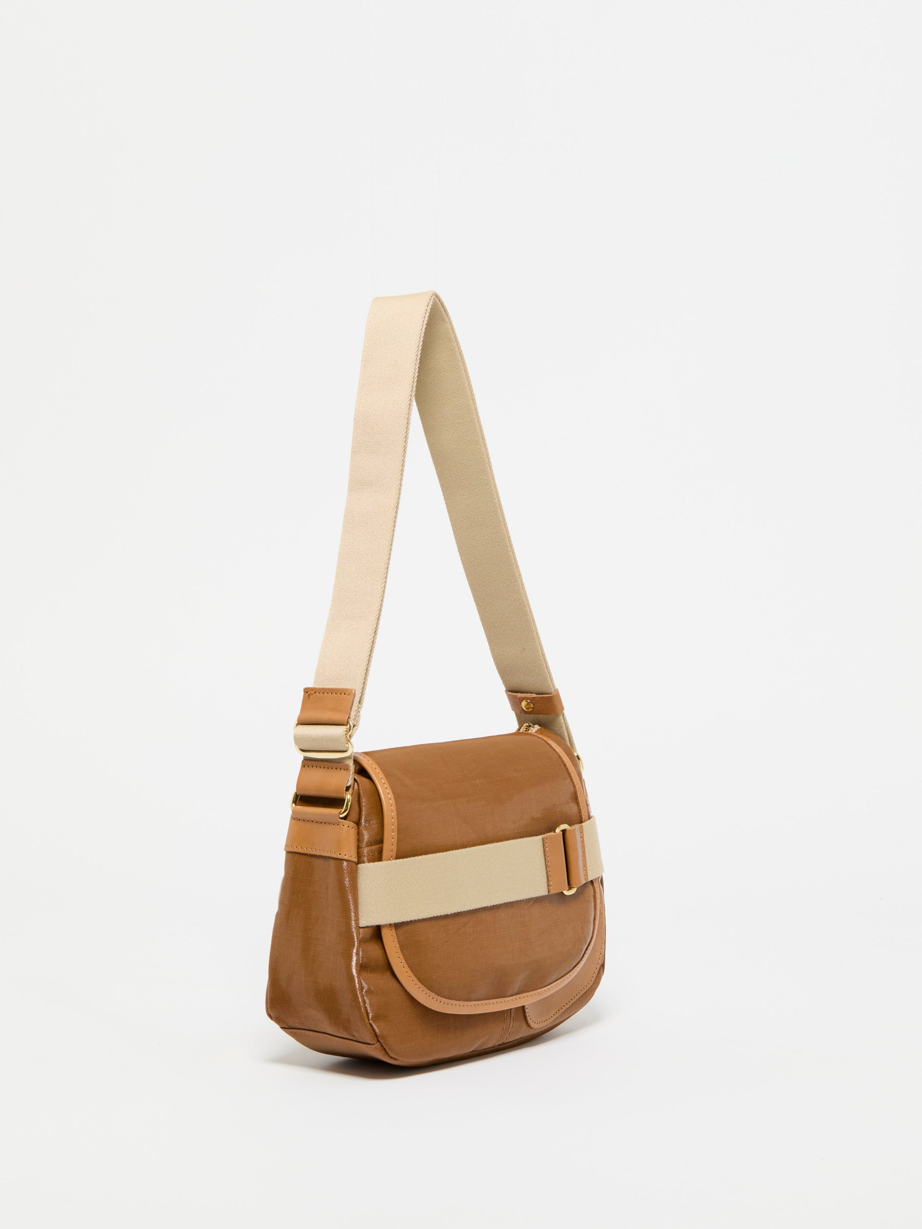 PETIT GABY LINEN SHOULDER BAG