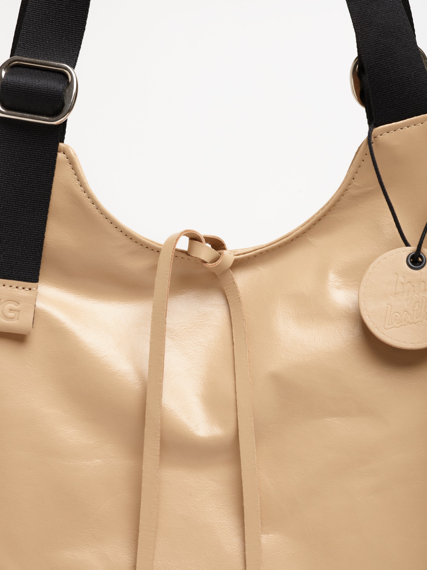 LESAC LIGHT LEATHER ORIGINAL SHOPPING BAG