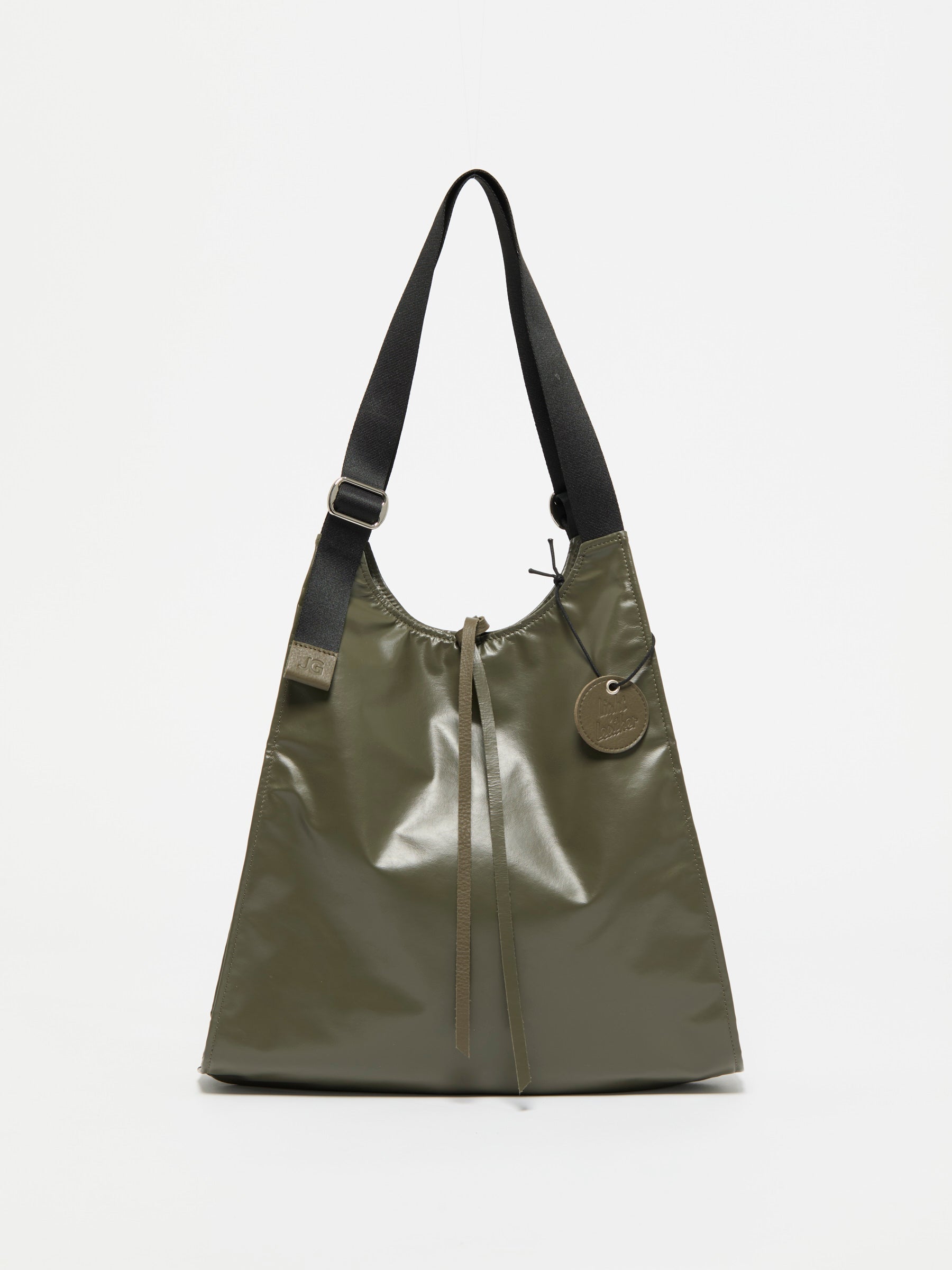 LESAC LIGHT LEATHER SHOPPING BAG