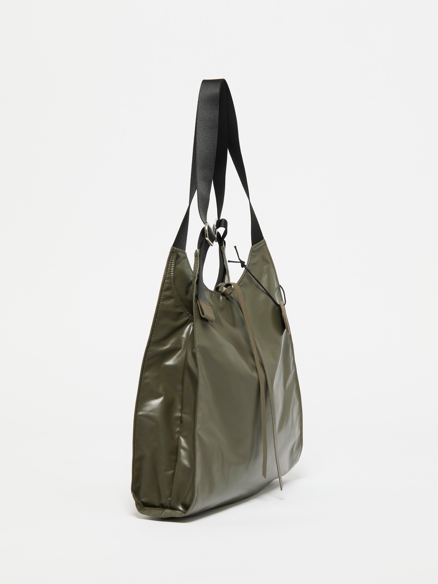 LESAC LIGHT LEATHER SHOPPING BAG