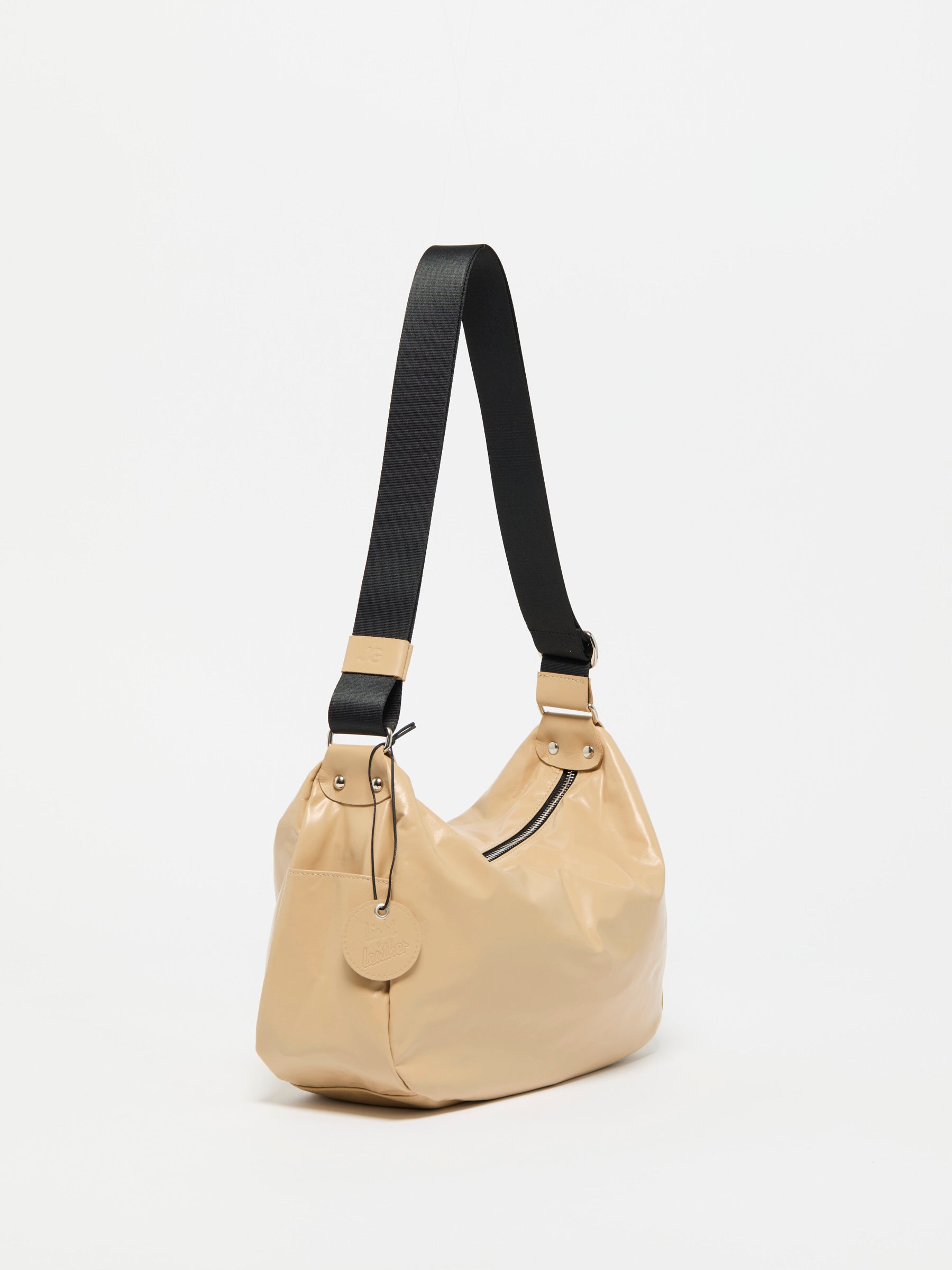 LIRIS LIGHT LEATHER SHOULDER BAG