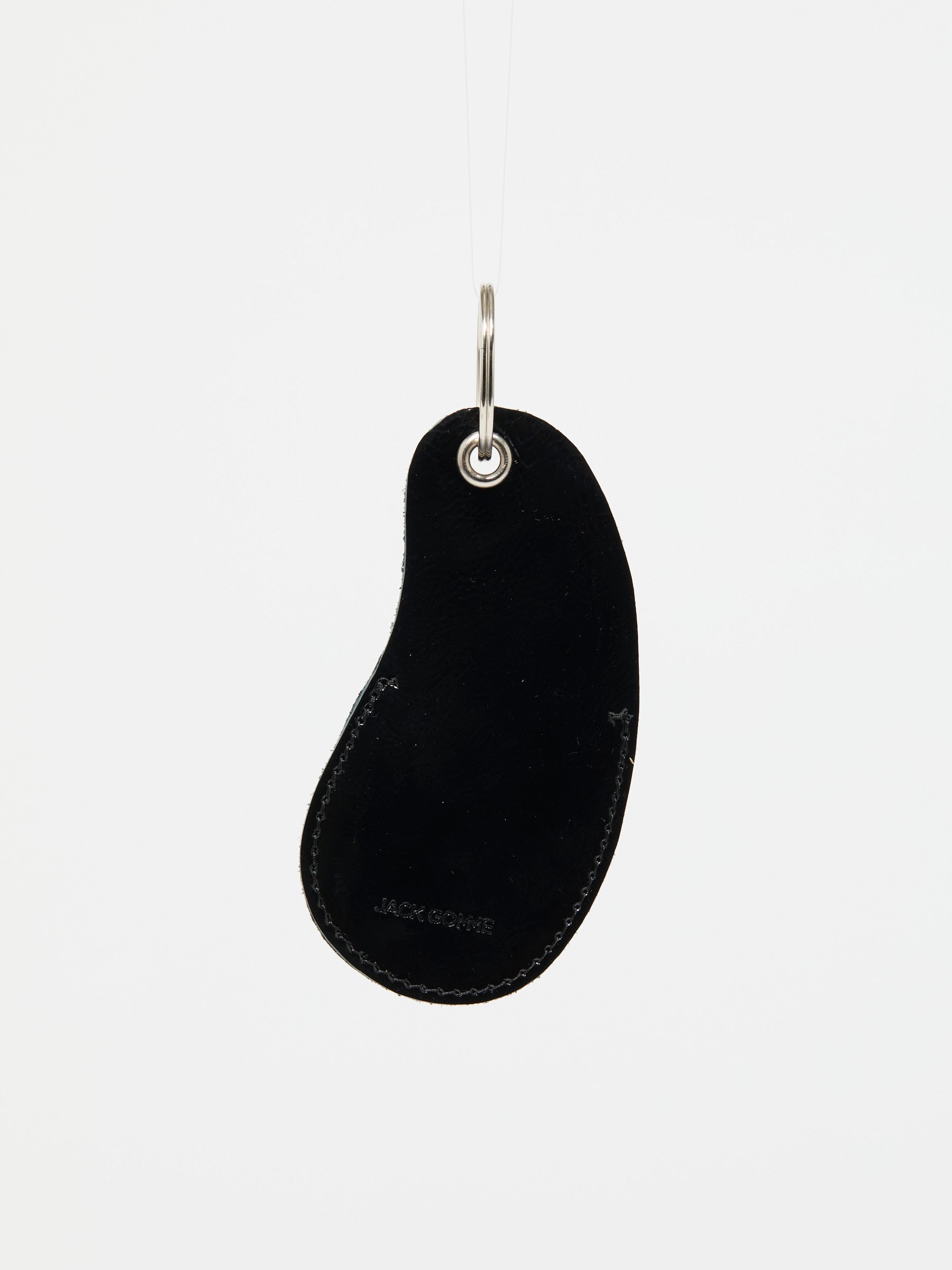 PORTE-CLEFS BEAN CUIR VERNIS