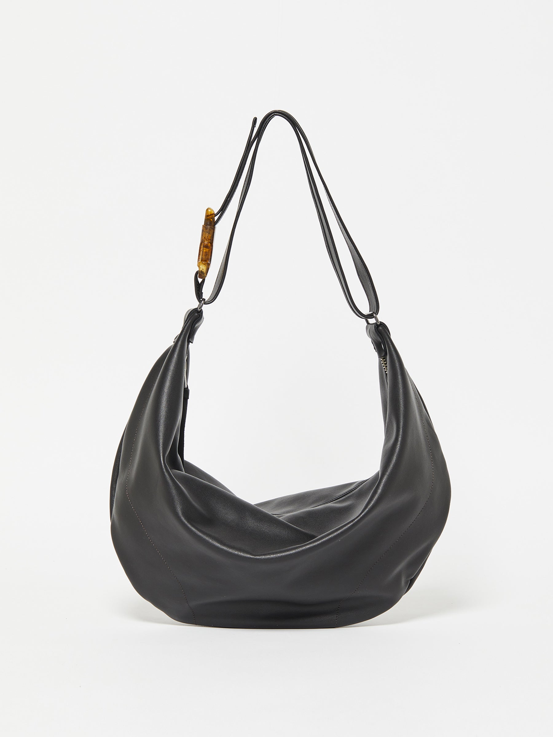 SAC DEMI-LUNE LUNA CUIR