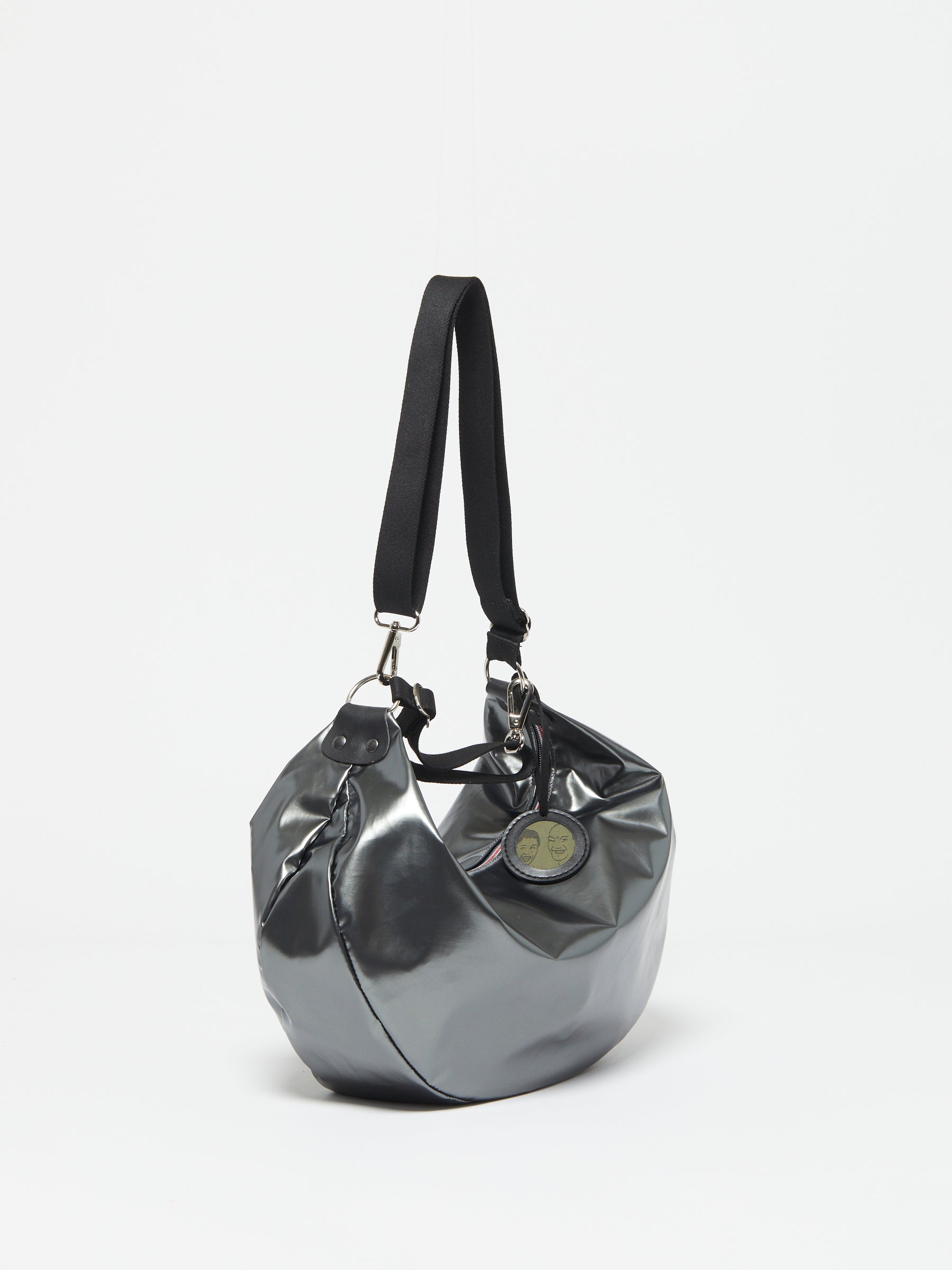 CHARLIE LIGHT TRICOLORE HALF-MOON BAG