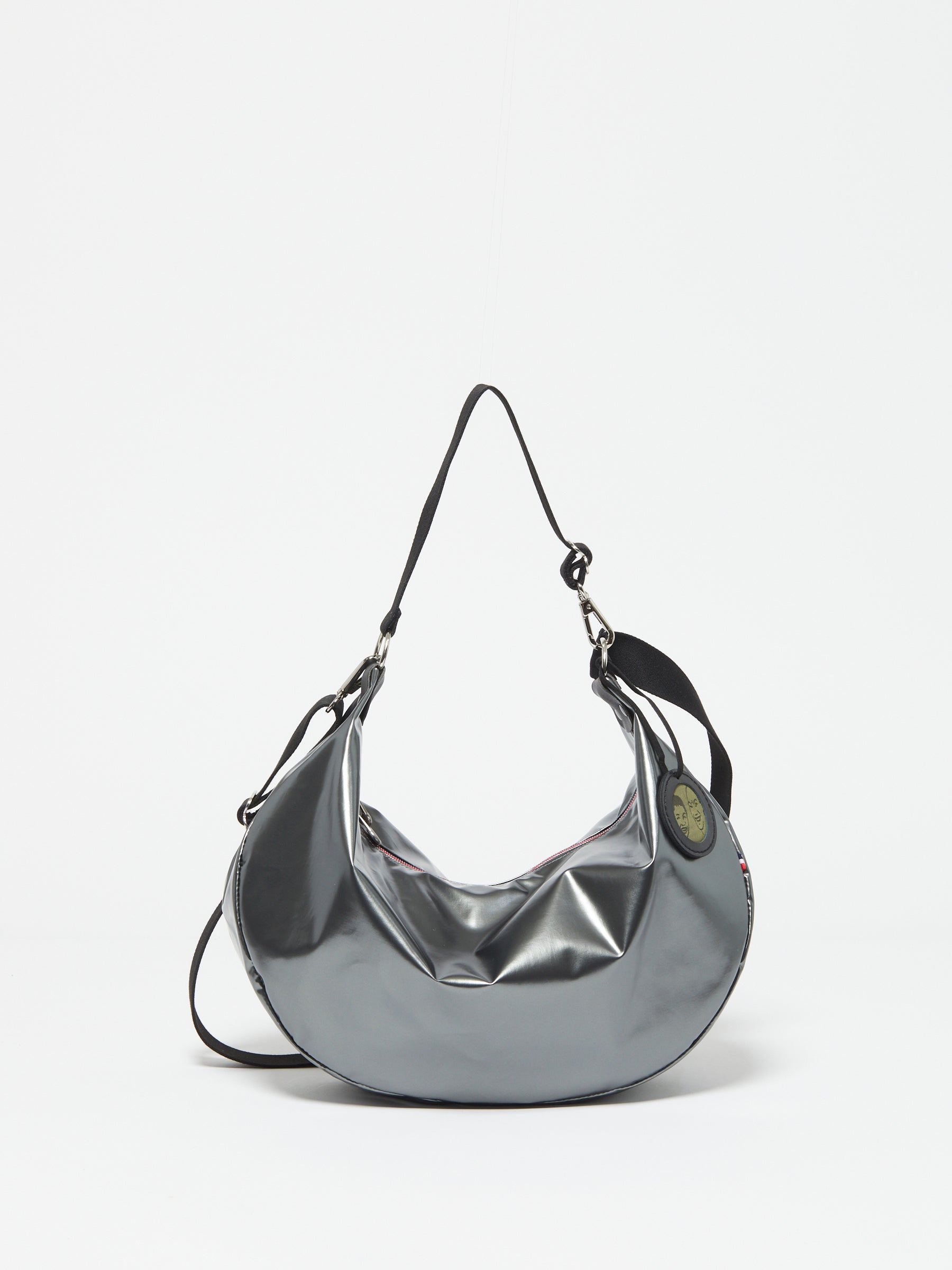 CHARLIE LIGHT TRICOLORE HALF-MOON BAG